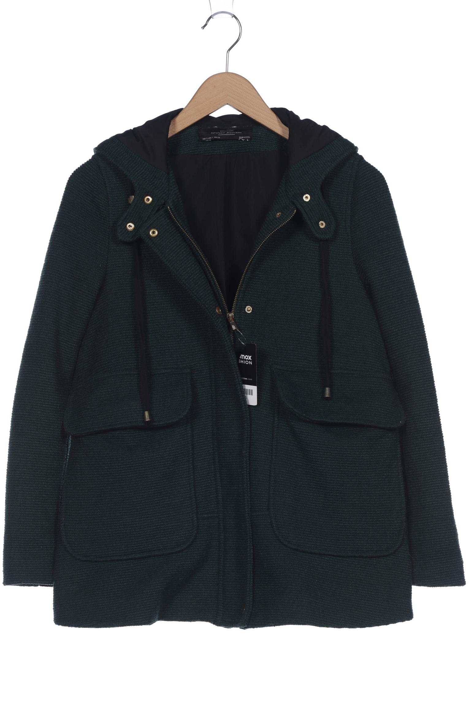 

ZARA Damen Mantel, grün