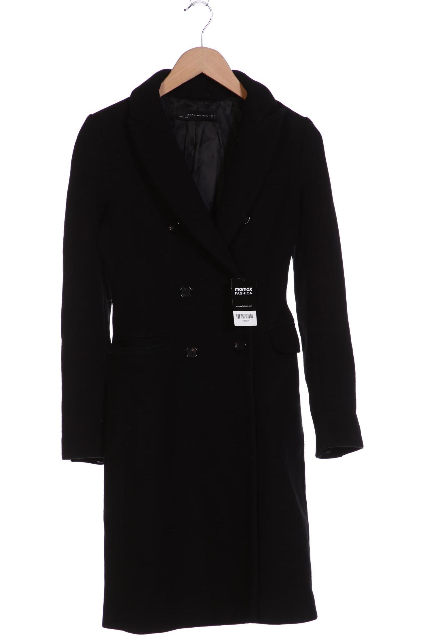 

ZARA Damen Mantel, schwarz