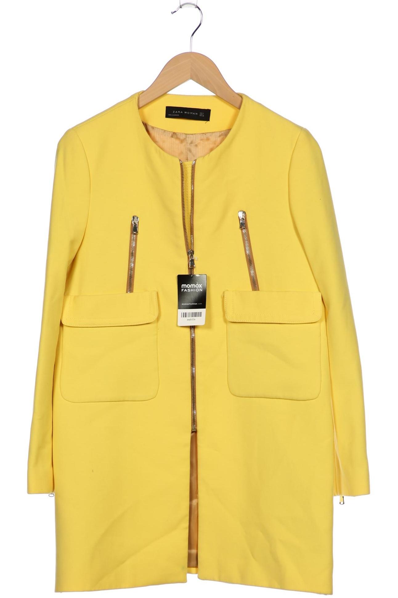 

Zara Damen Mantel, gelb, Gr. 38