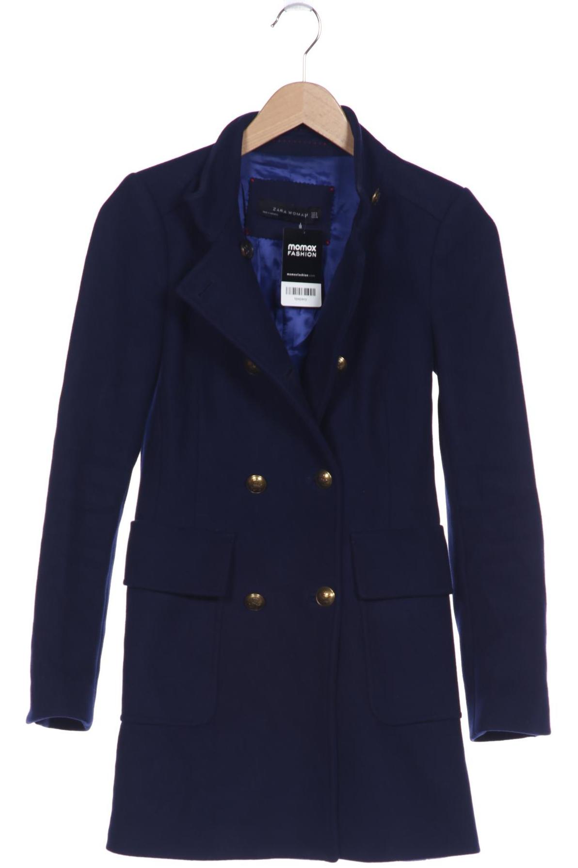 

Zara Damen Mantel, marineblau, Gr. 36