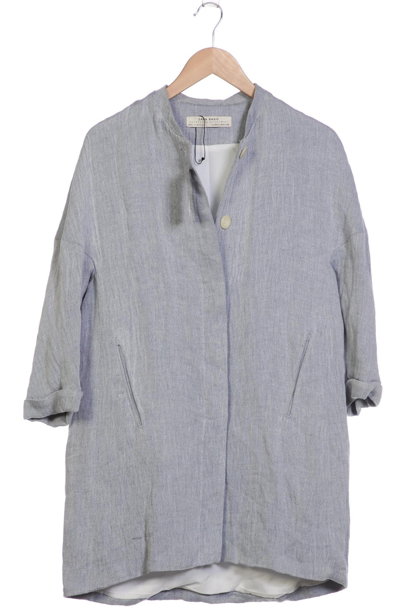 

Zara Damen Mantel, hellblau, Gr. 38