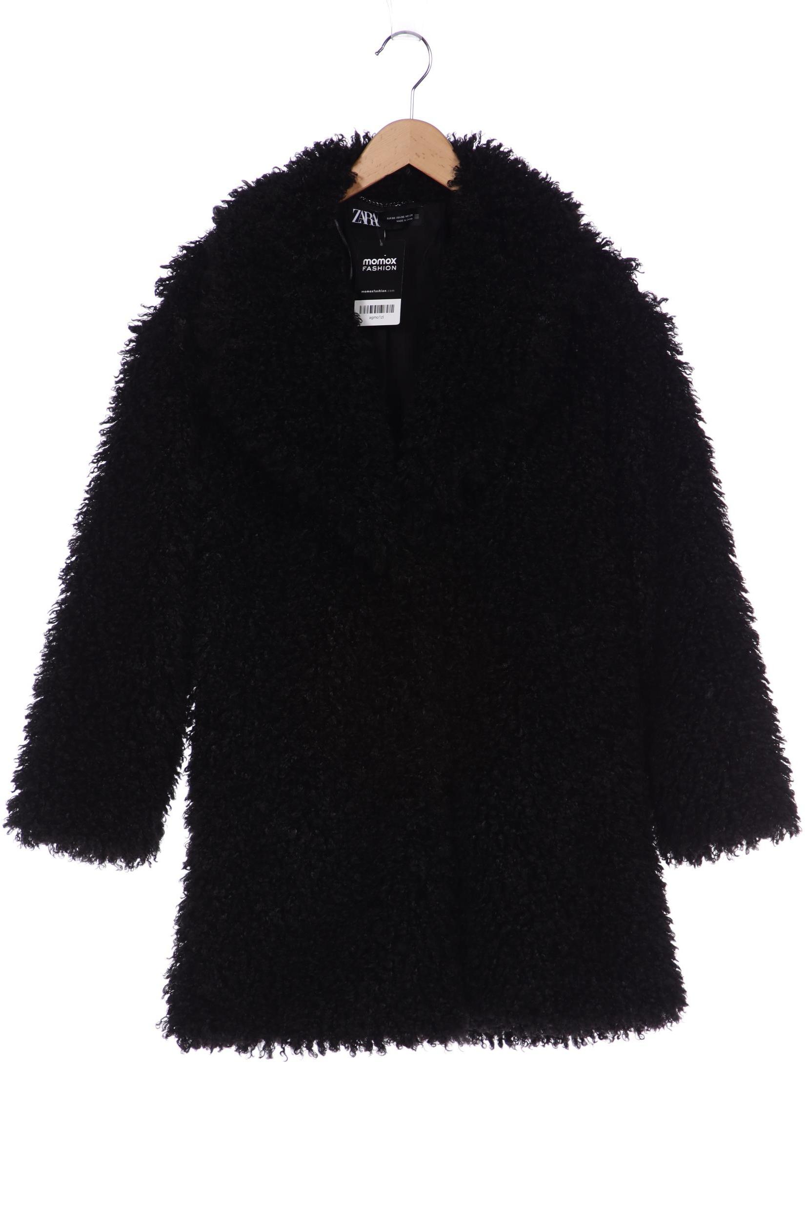 

ZARA Damen Mantel, schwarz
