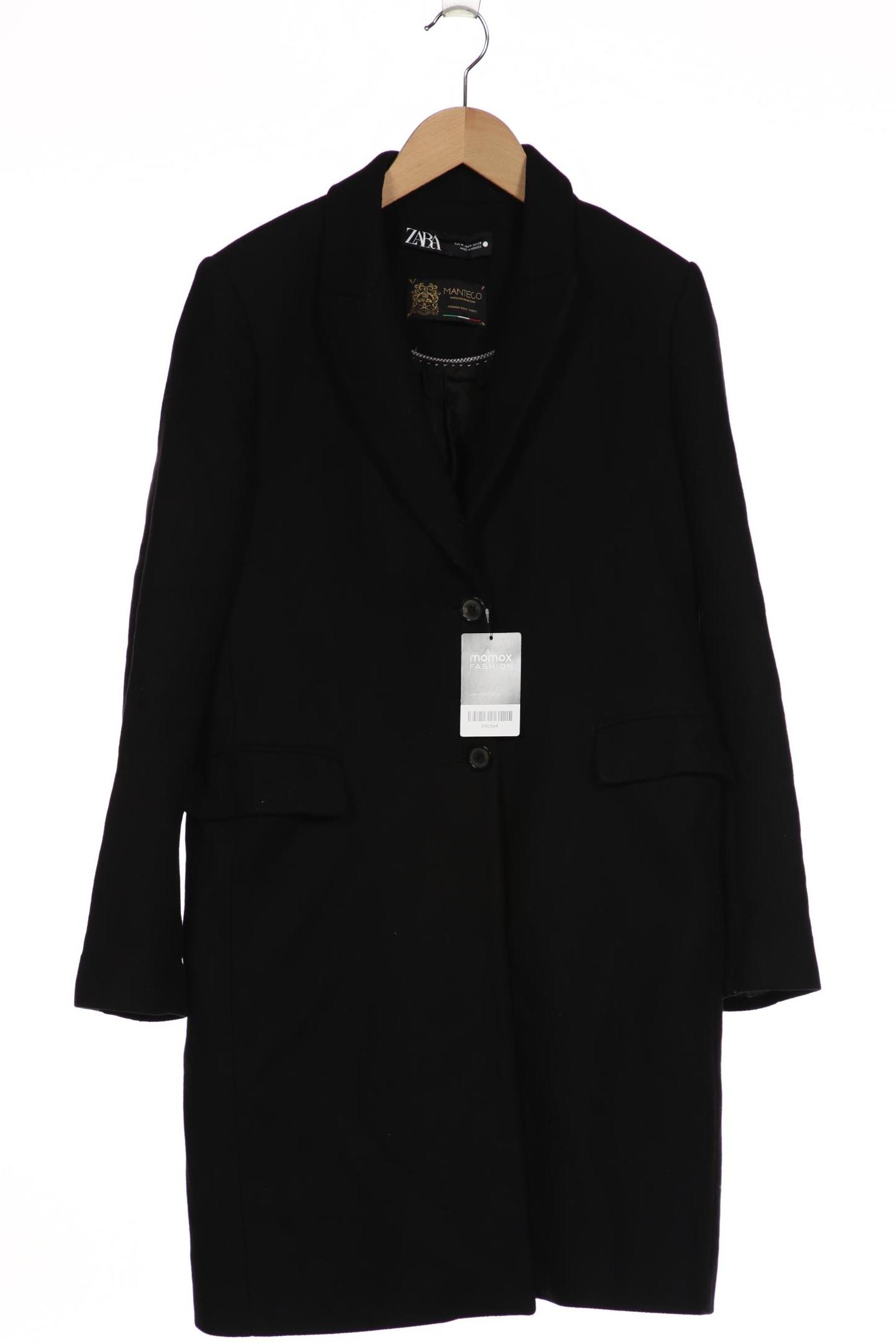 

ZARA Damen Mantel, schwarz