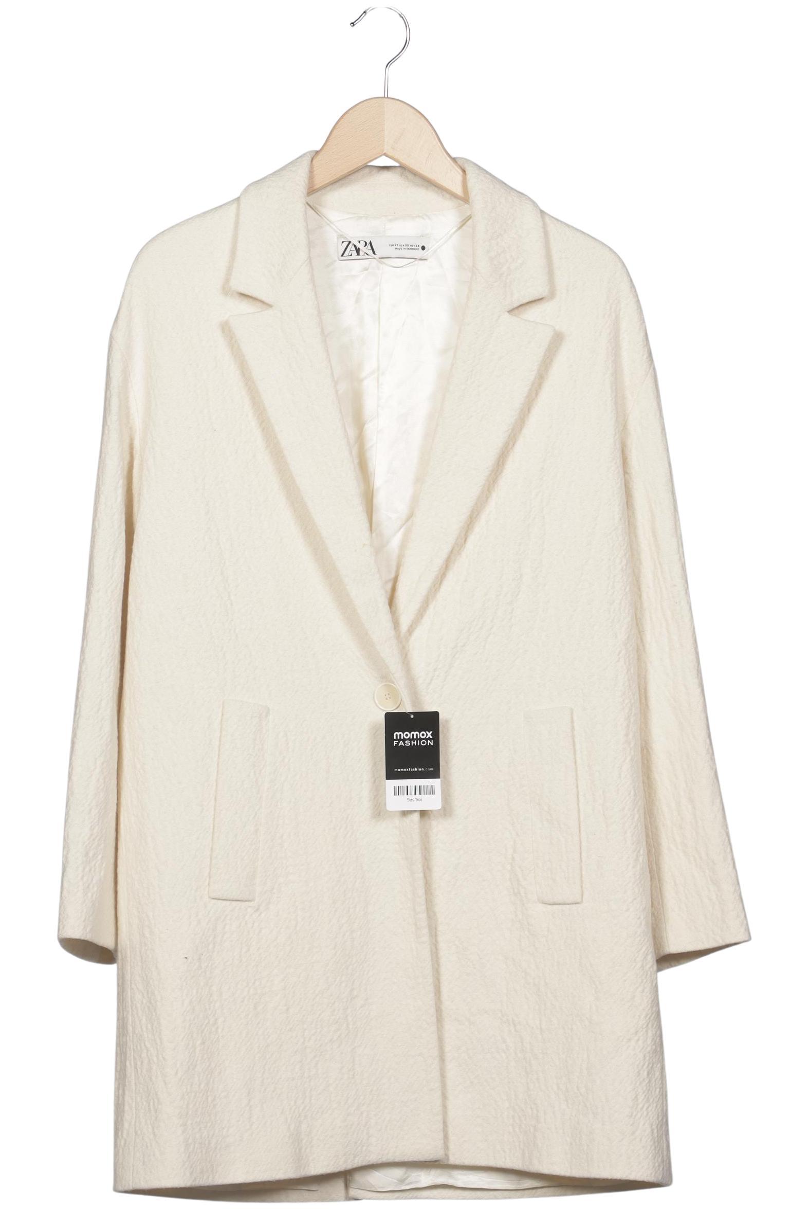 

Zara Damen Mantel, cremeweiß, Gr. 34