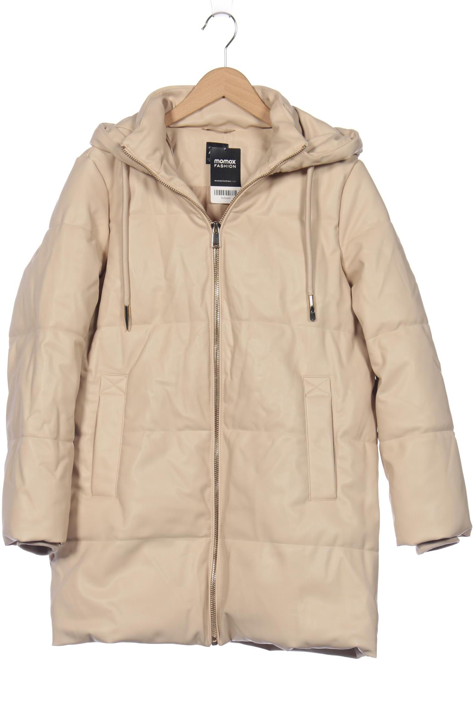 

ZARA Damen Mantel, cremeweiß