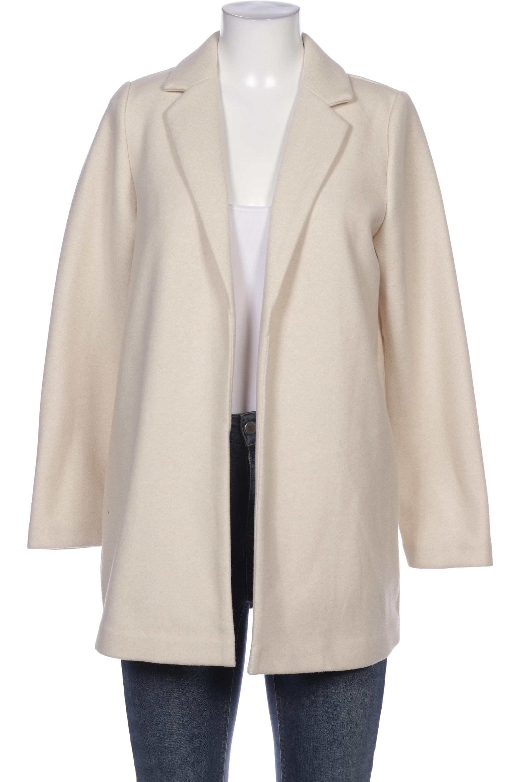 

ZARA Damen Mantel, cremeweiß