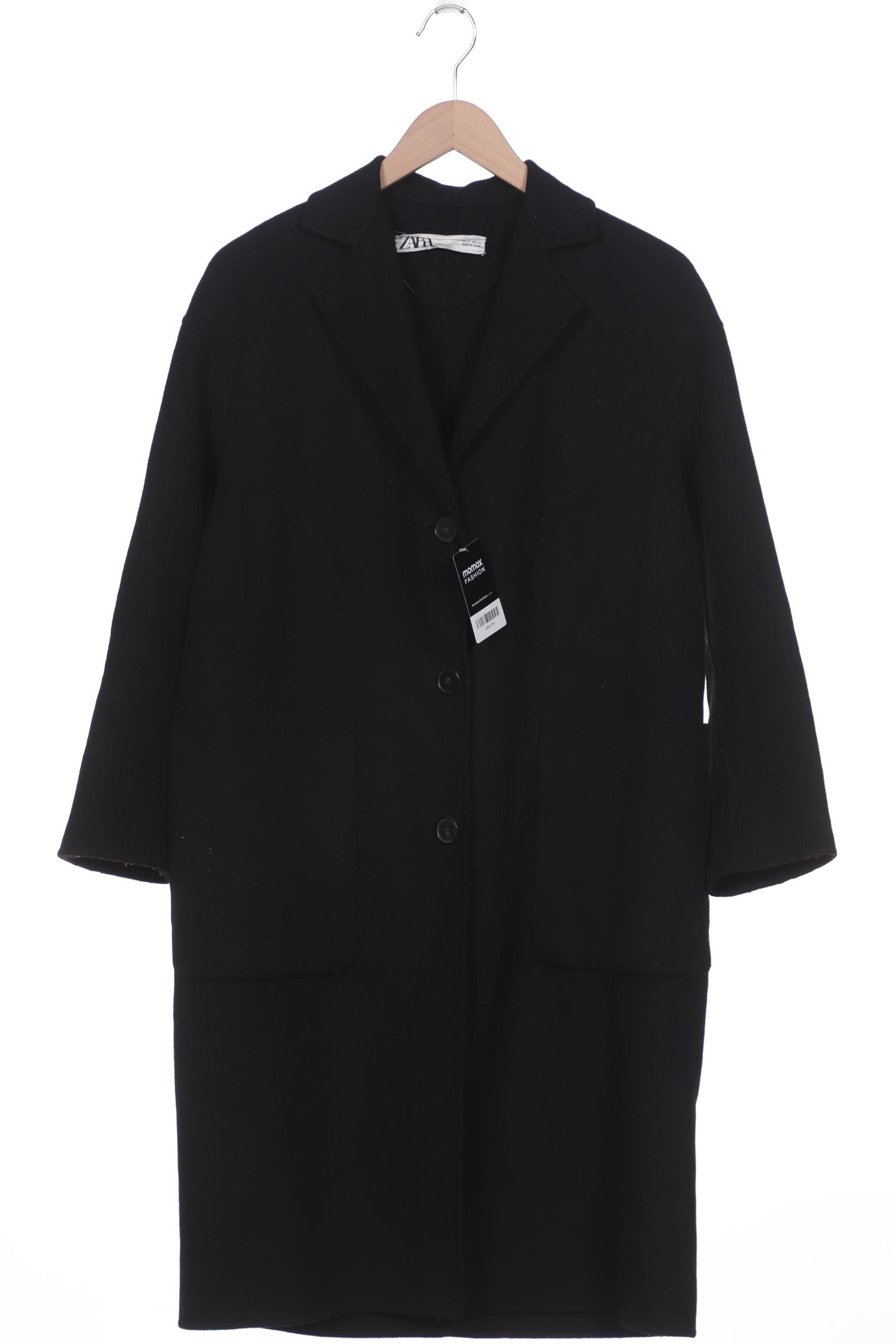 

ZARA Damen Mantel, schwarz