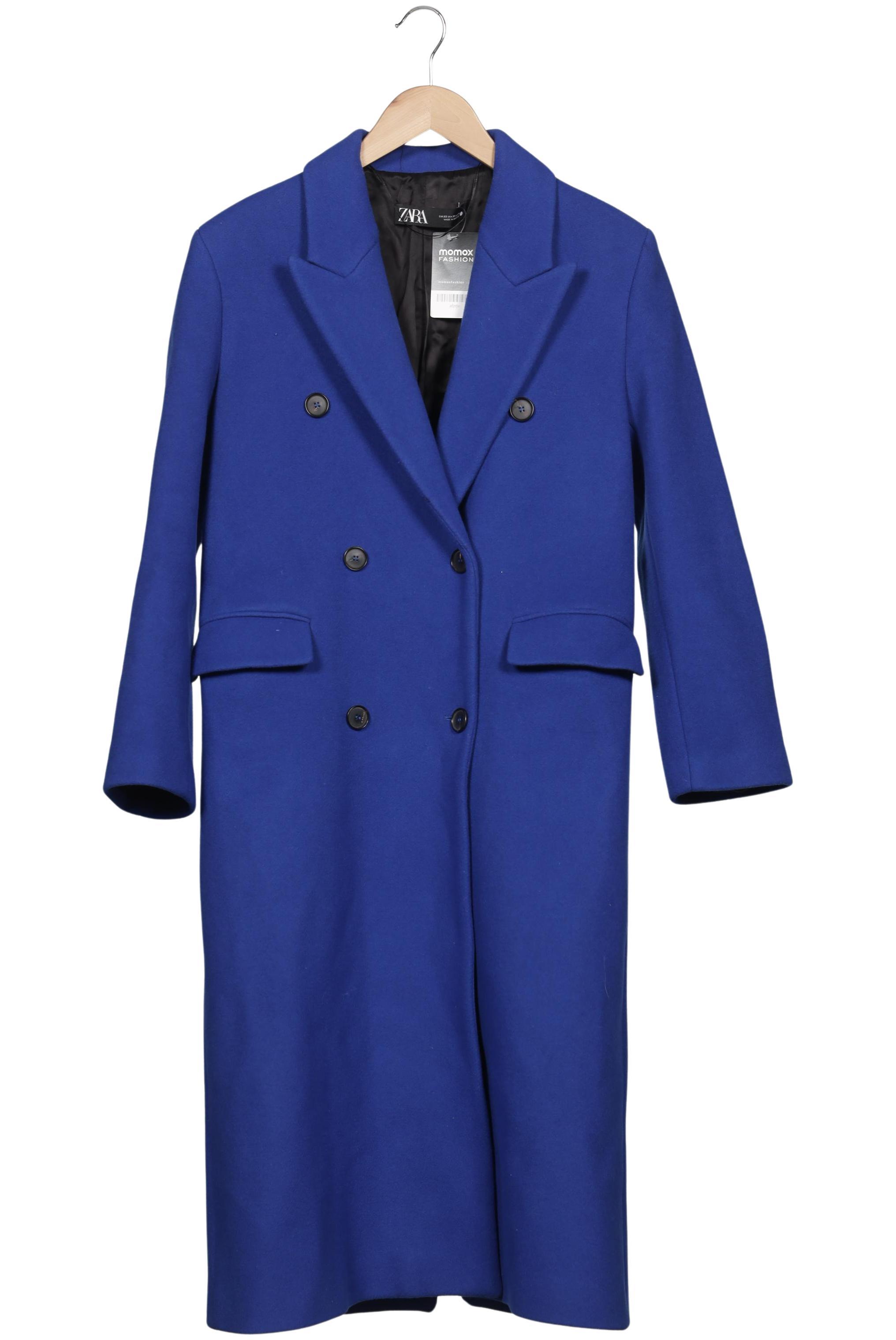 

Zara Damen Mantel, blau, Gr. 34