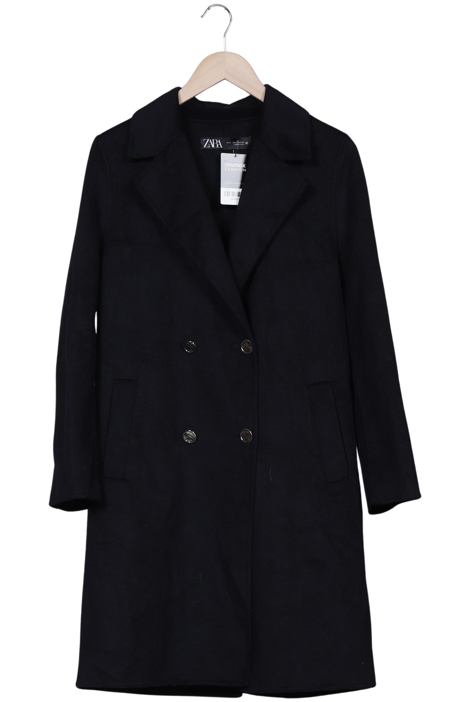 

Zara Damen Mantel, marineblau, Gr. 36