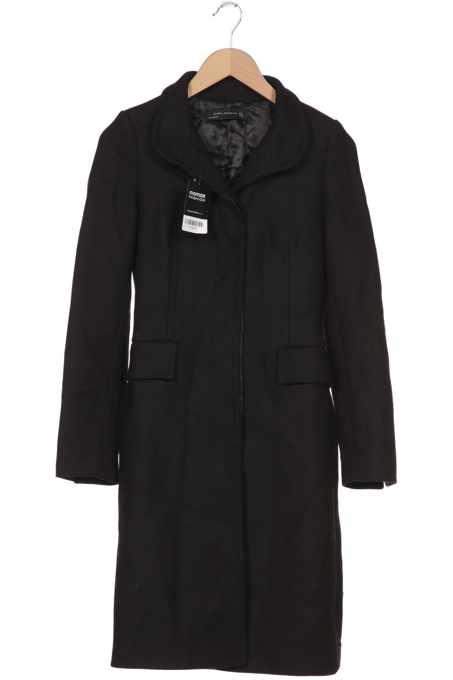 

ZARA Damen Mantel, schwarz