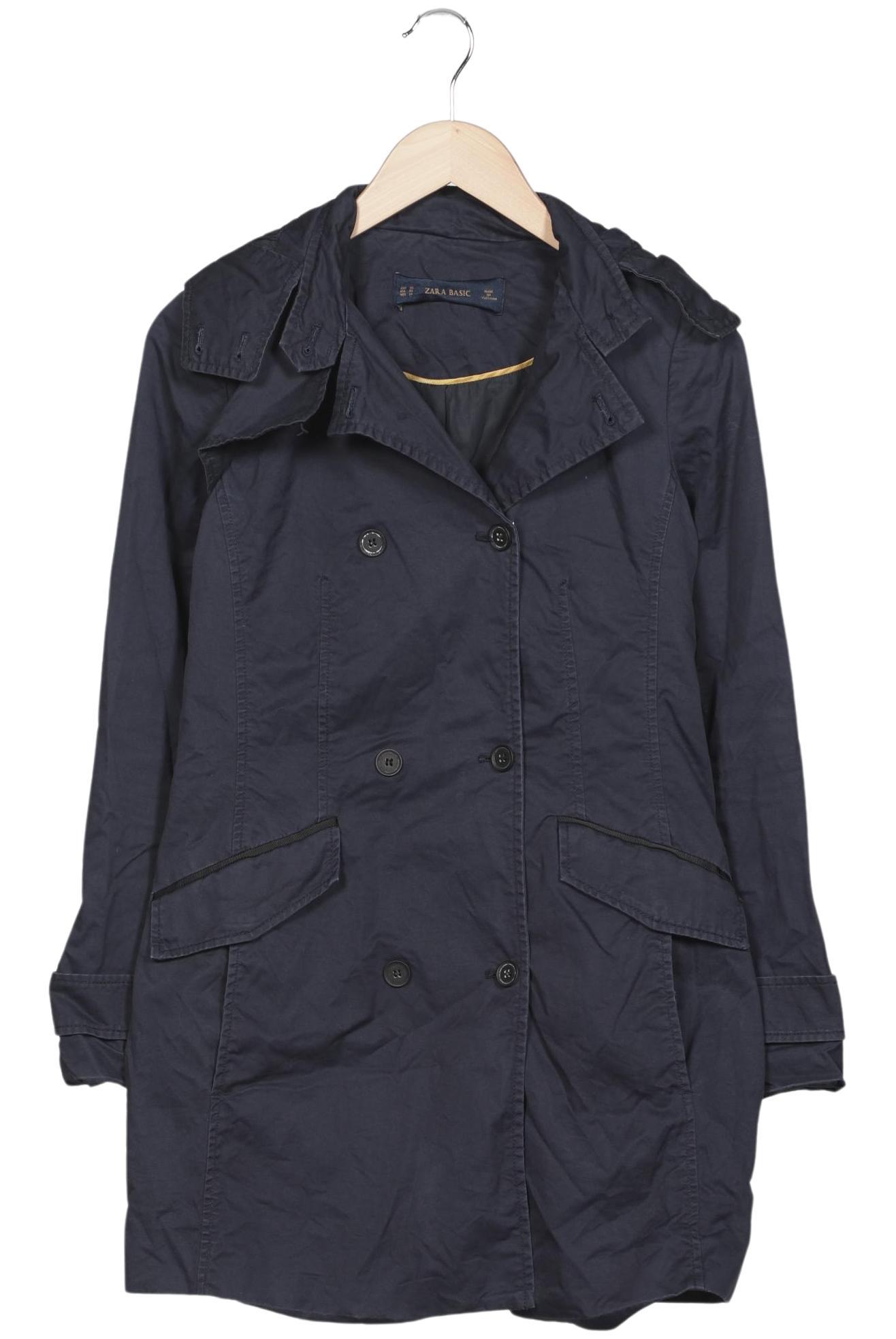 

Zara Damen Mantel, marineblau, Gr. 34