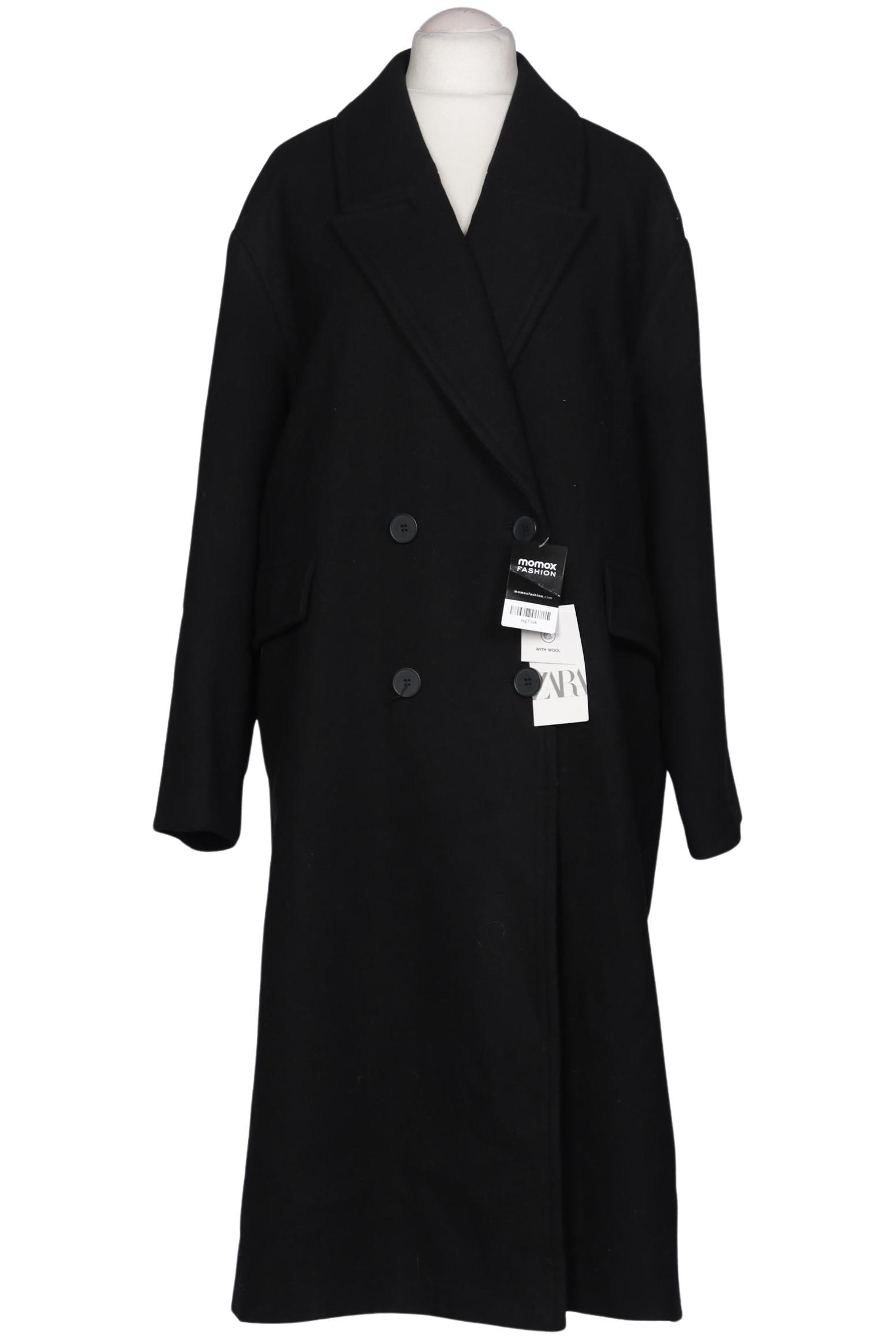 

Zara Damen Mantel, schwarz, Gr. 46