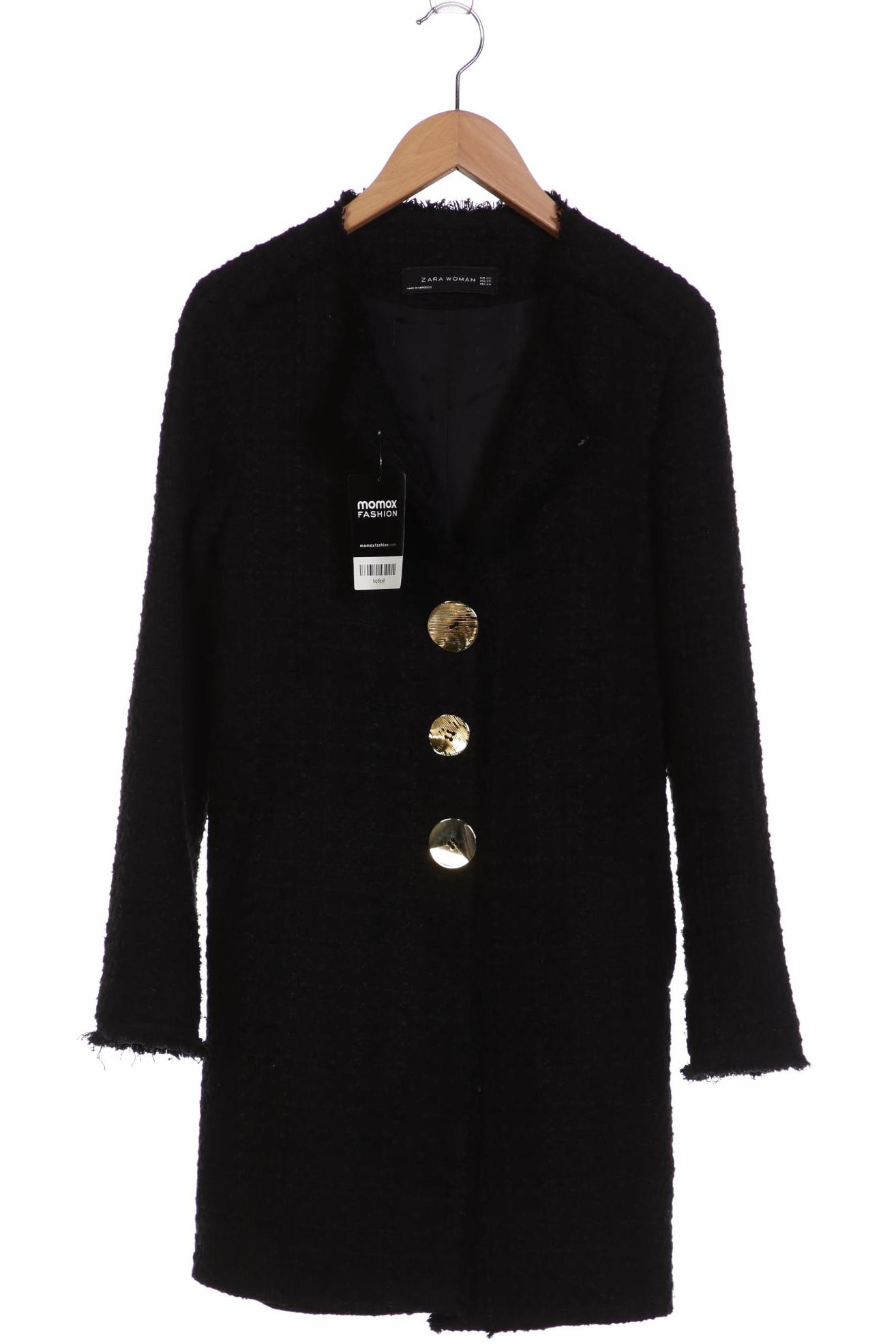 

ZARA Damen Mantel, schwarz