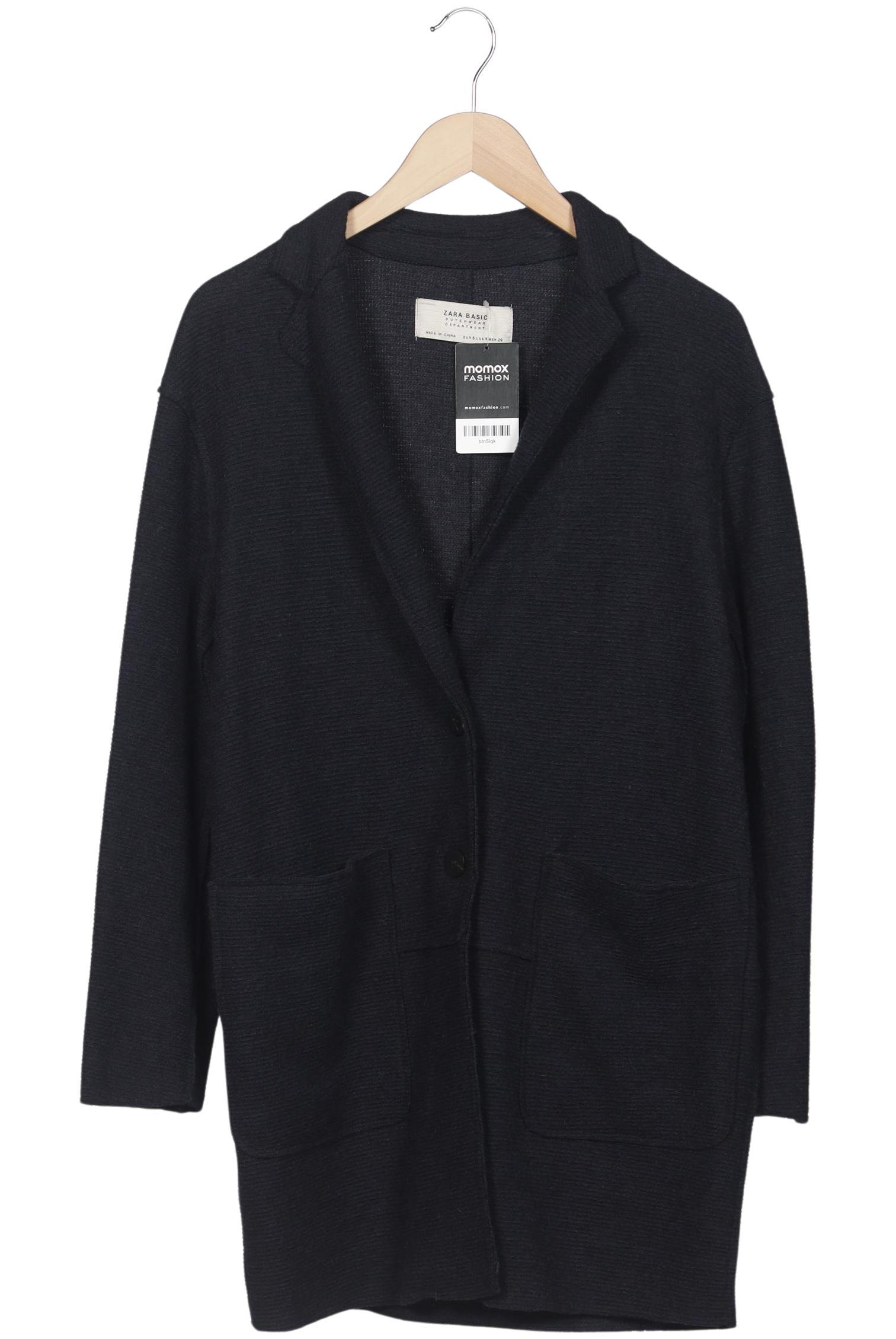 

Zara Damen Mantel, marineblau, Gr. 36