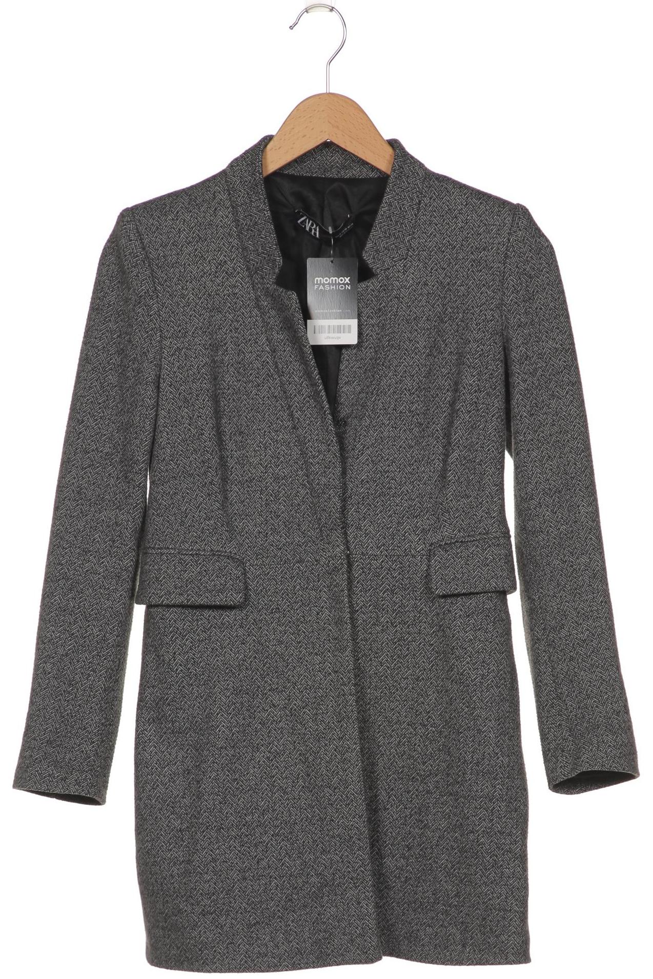 

ZARA Damen Mantel, grau