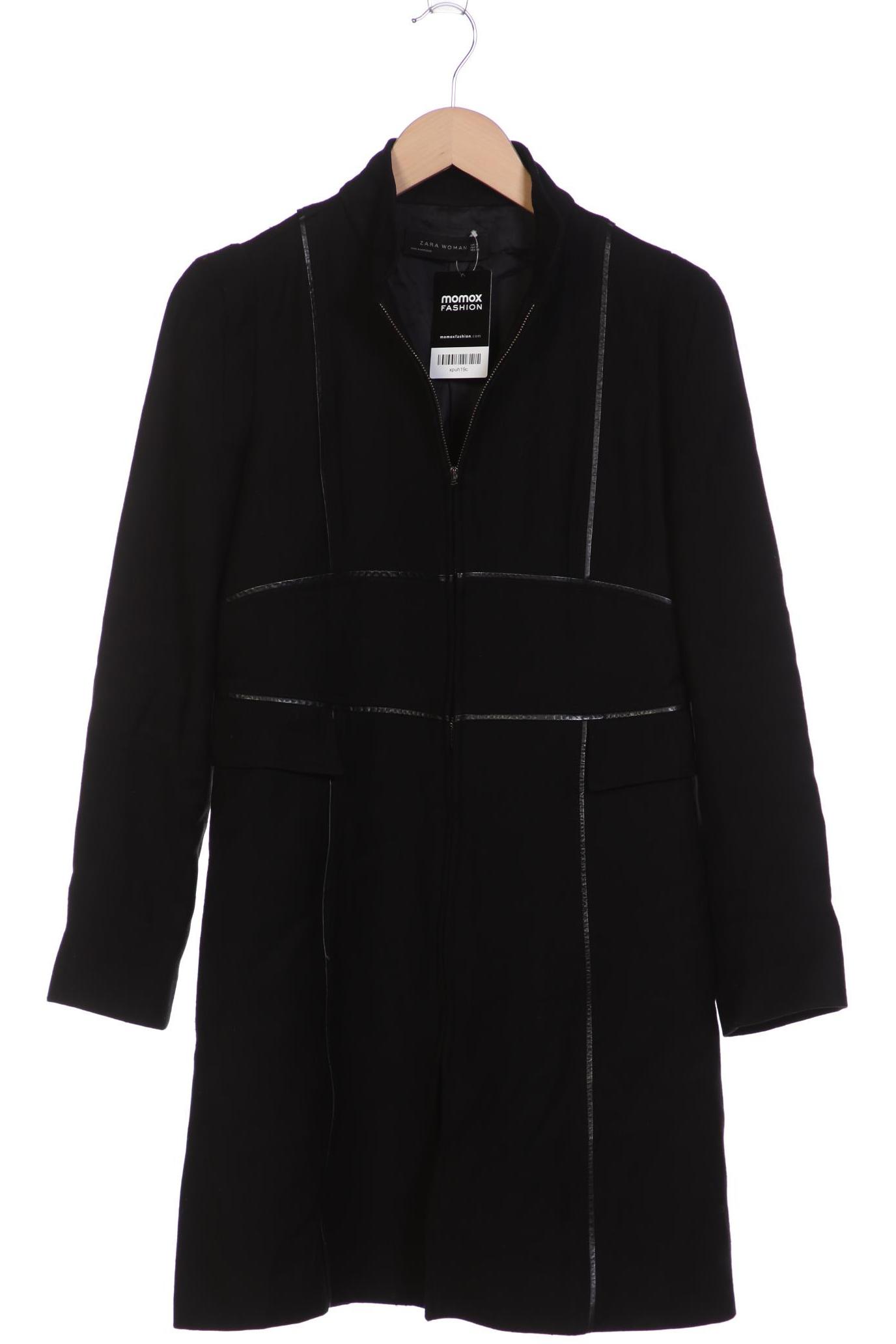

ZARA Damen Mantel, schwarz