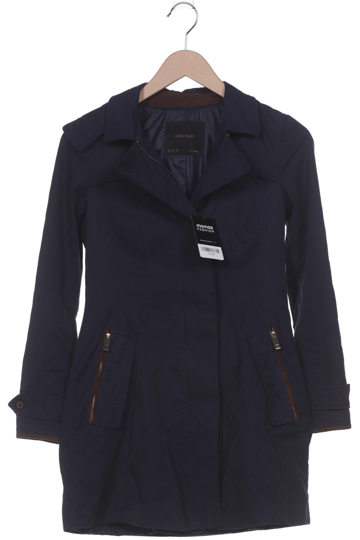 

Zara Damen Mantel, marineblau, Gr. 34