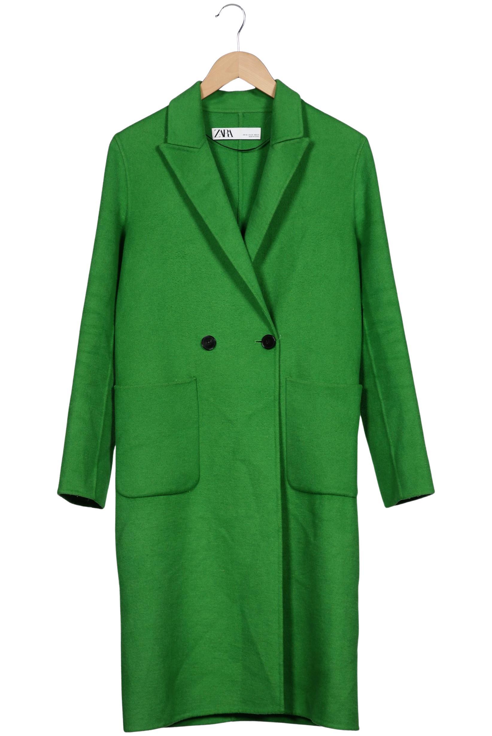 

Zara Damen Mantel, grün, Gr. 34
