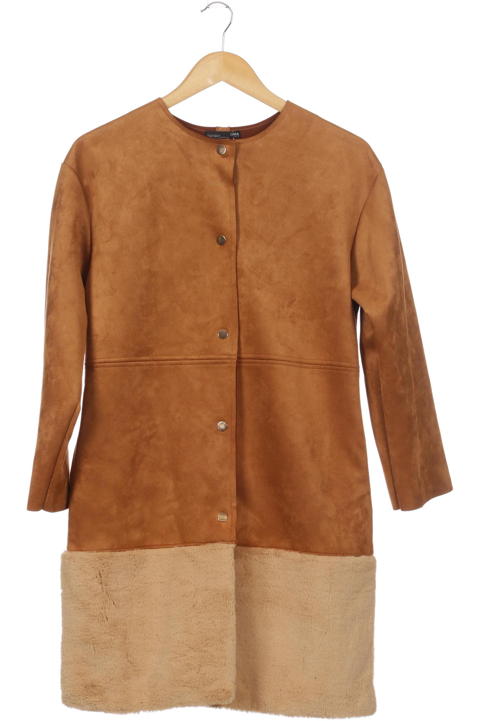 

Zara Damen Mantel, braun, Gr. 26
