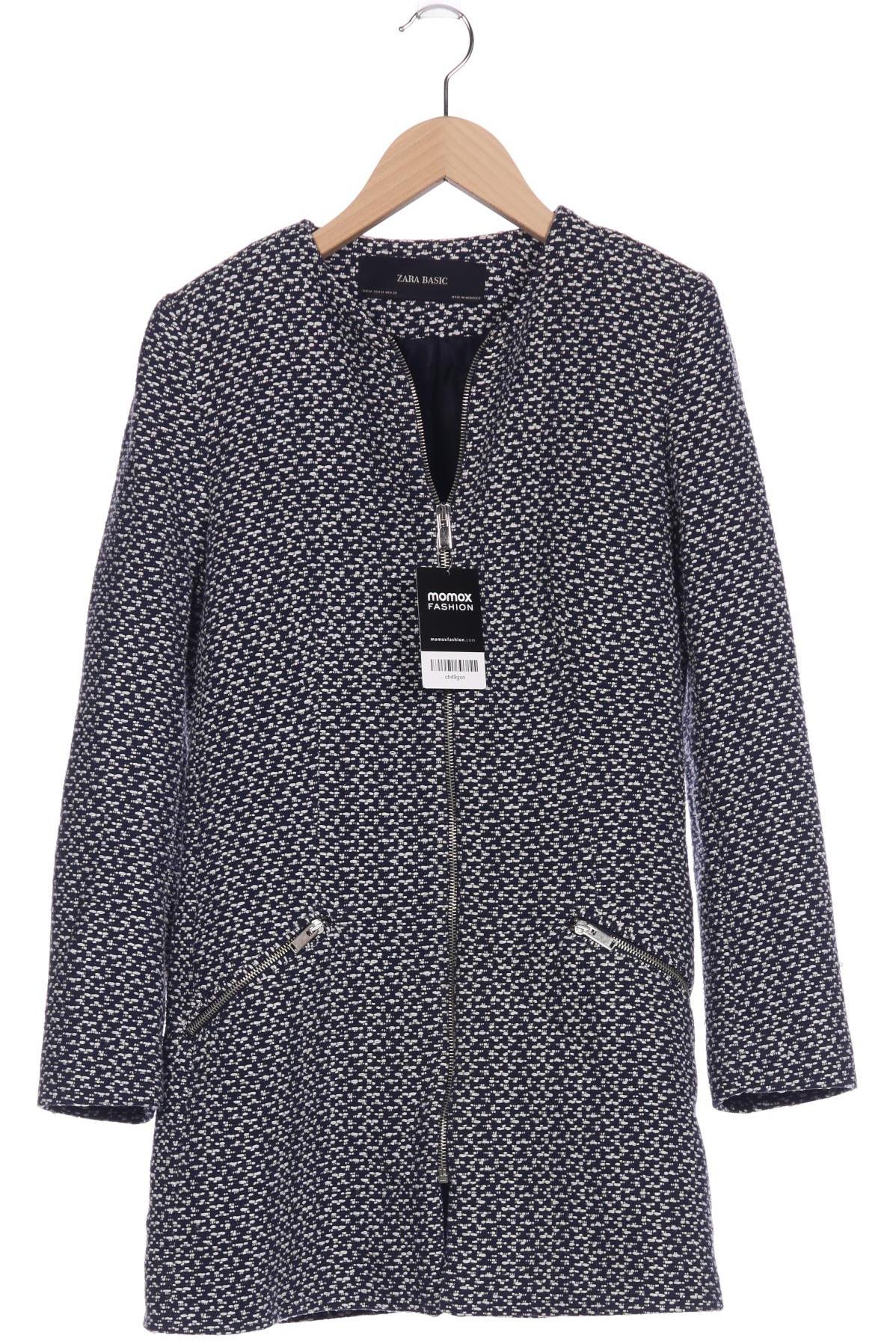 

Zara Damen Mantel, marineblau, Gr. 38