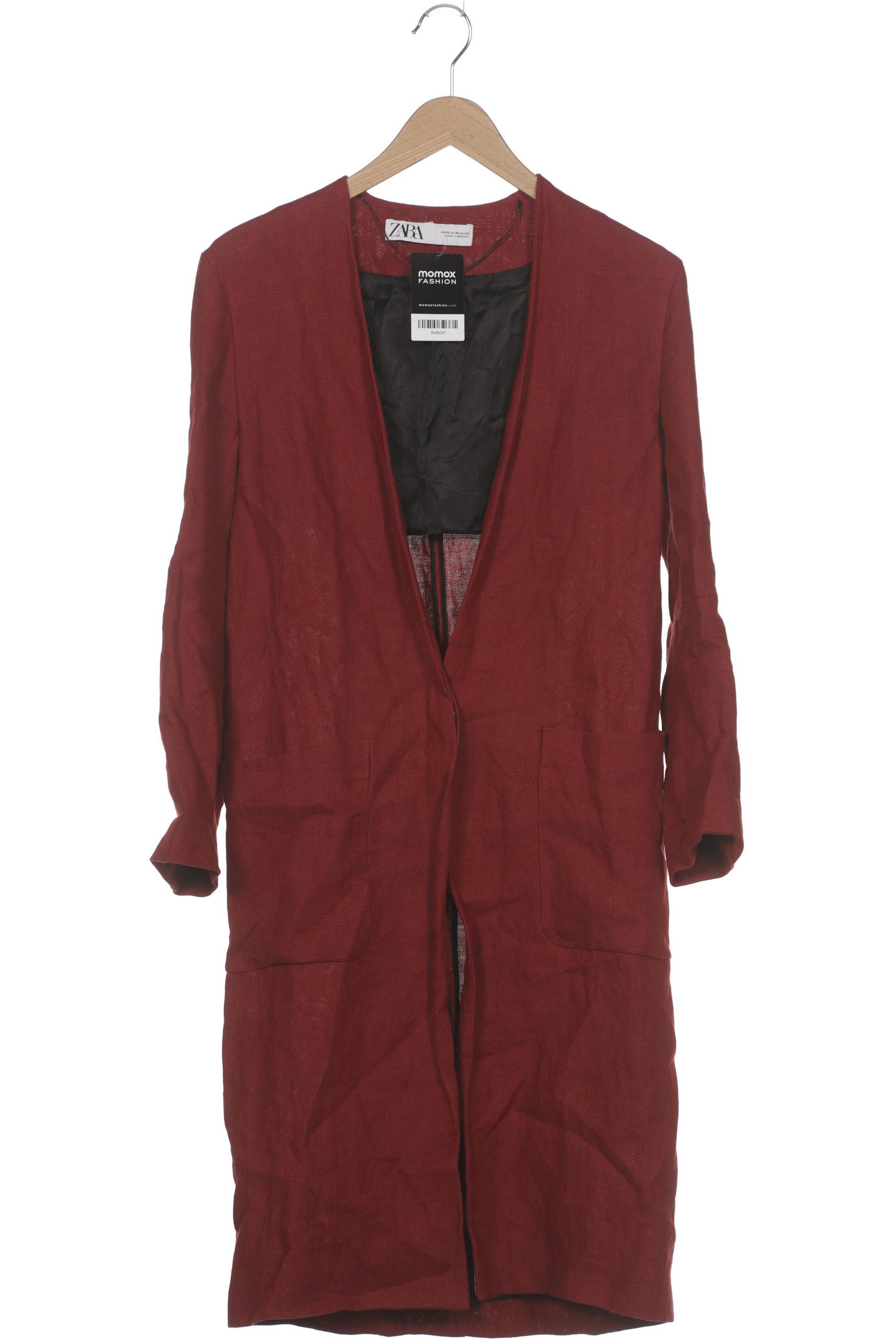 

Zara Damen Mantel, bordeaux, Gr. 34