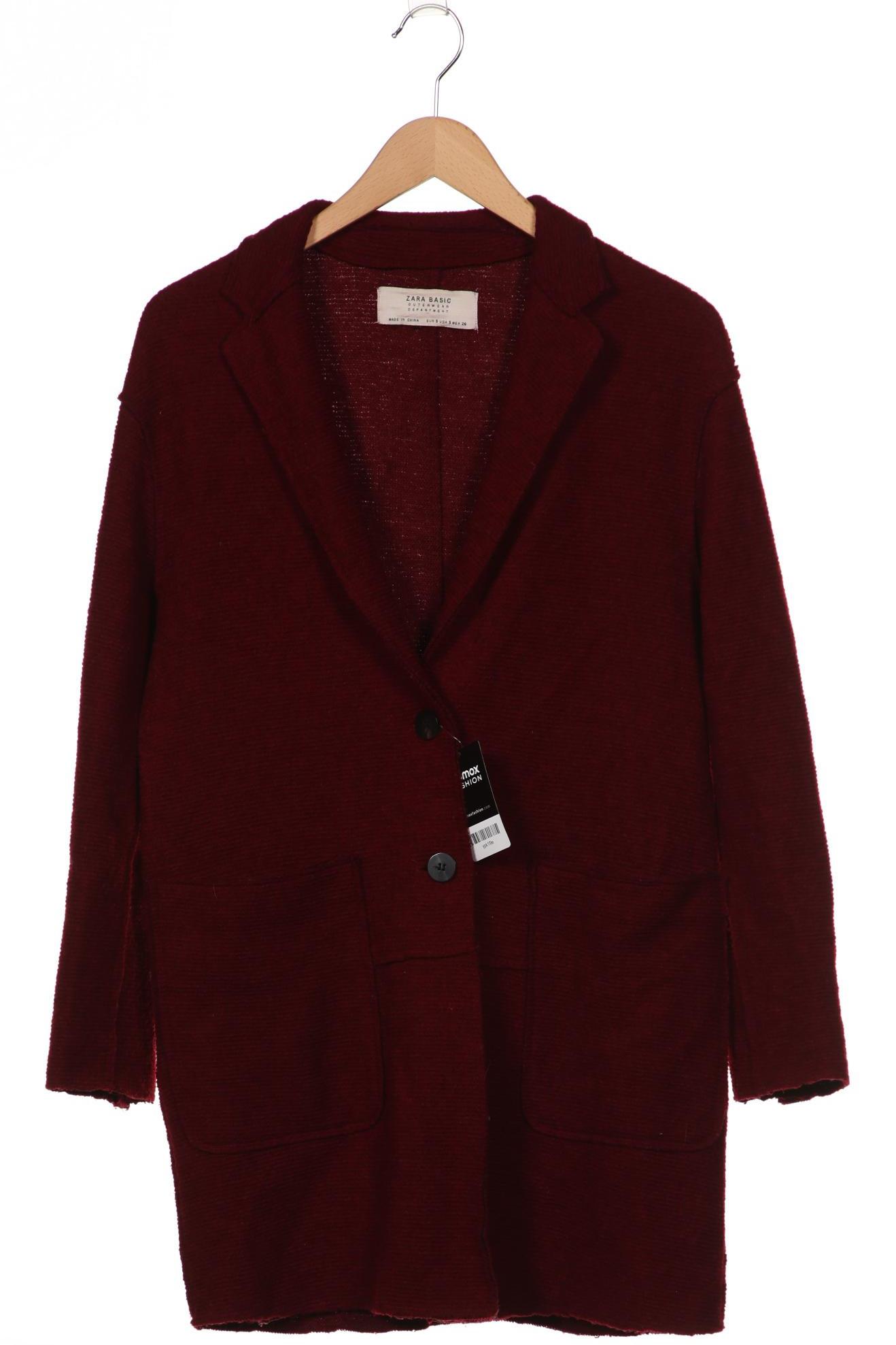 

Zara Damen Mantel, bordeaux, Gr. 36