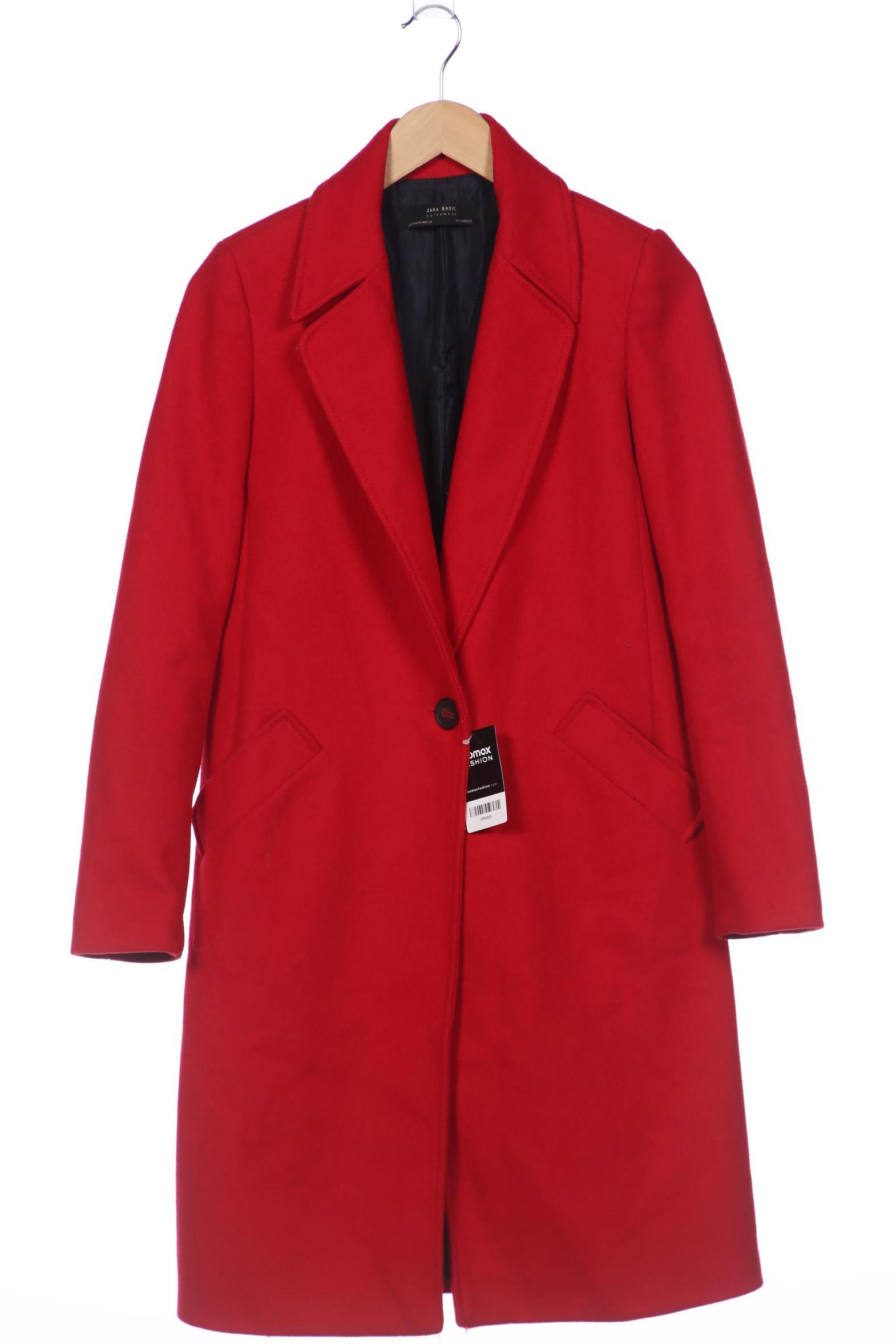 

ZARA Damen Mantel, rot
