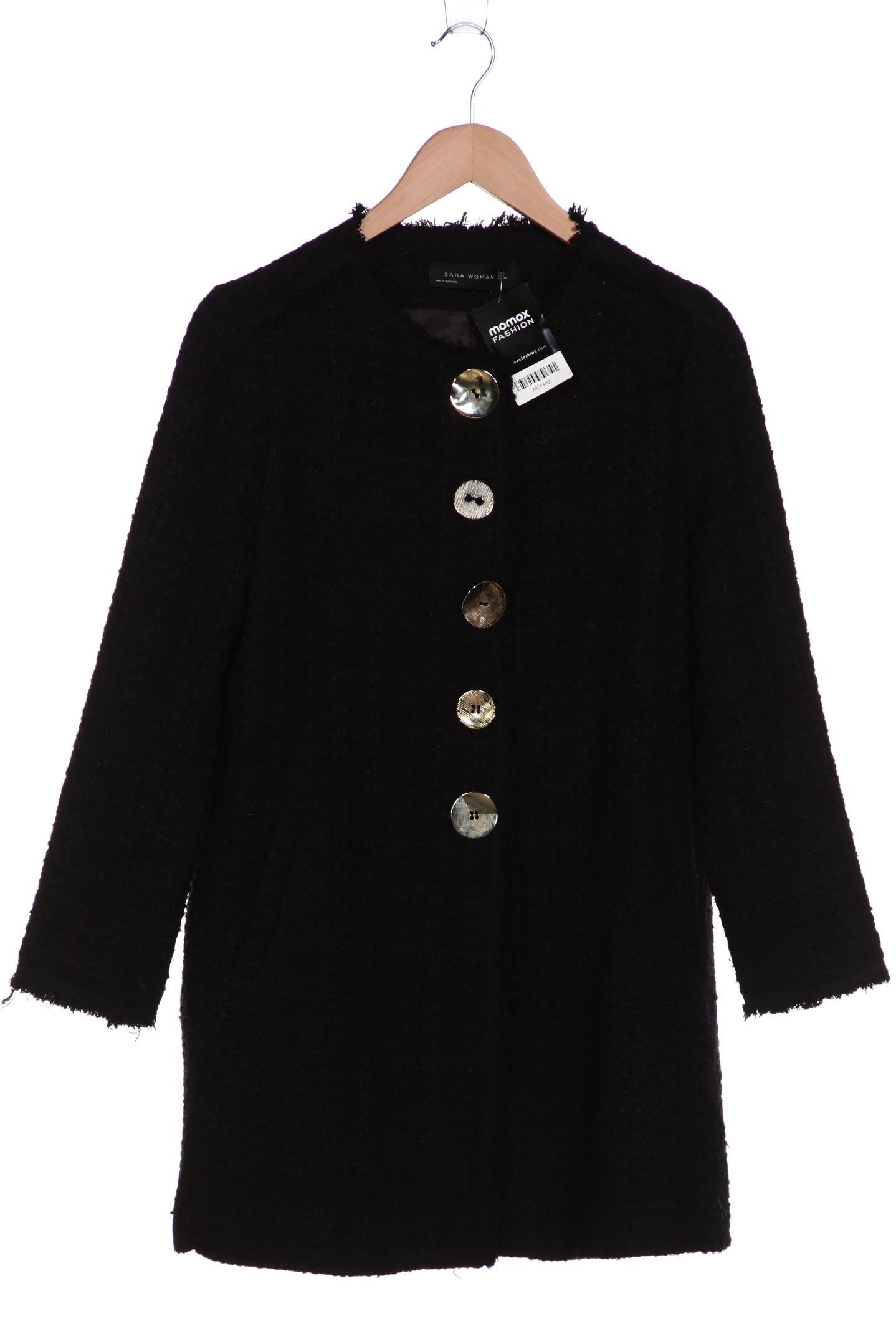 

ZARA Damen Mantel, schwarz