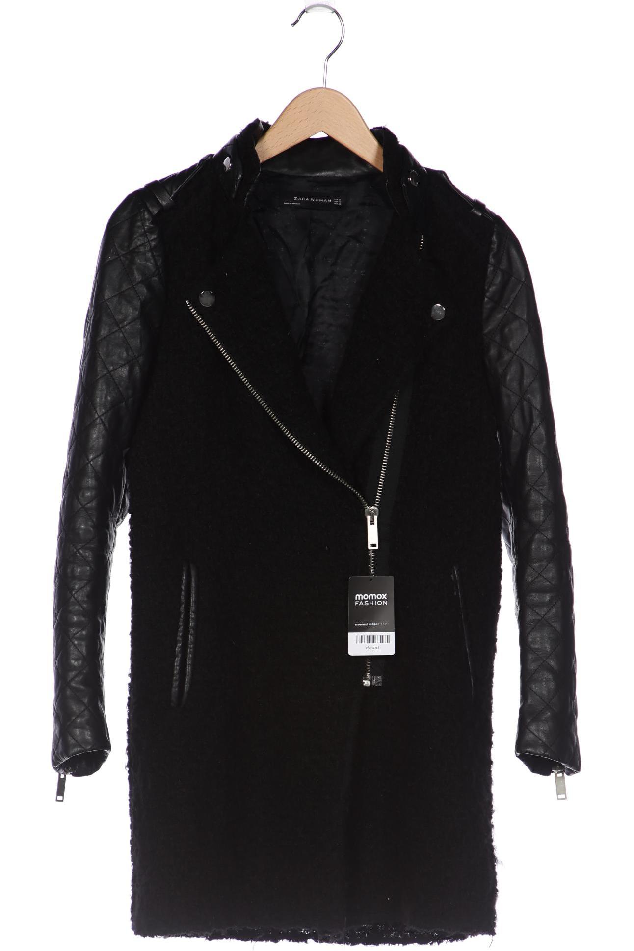 

ZARA Damen Mantel, schwarz