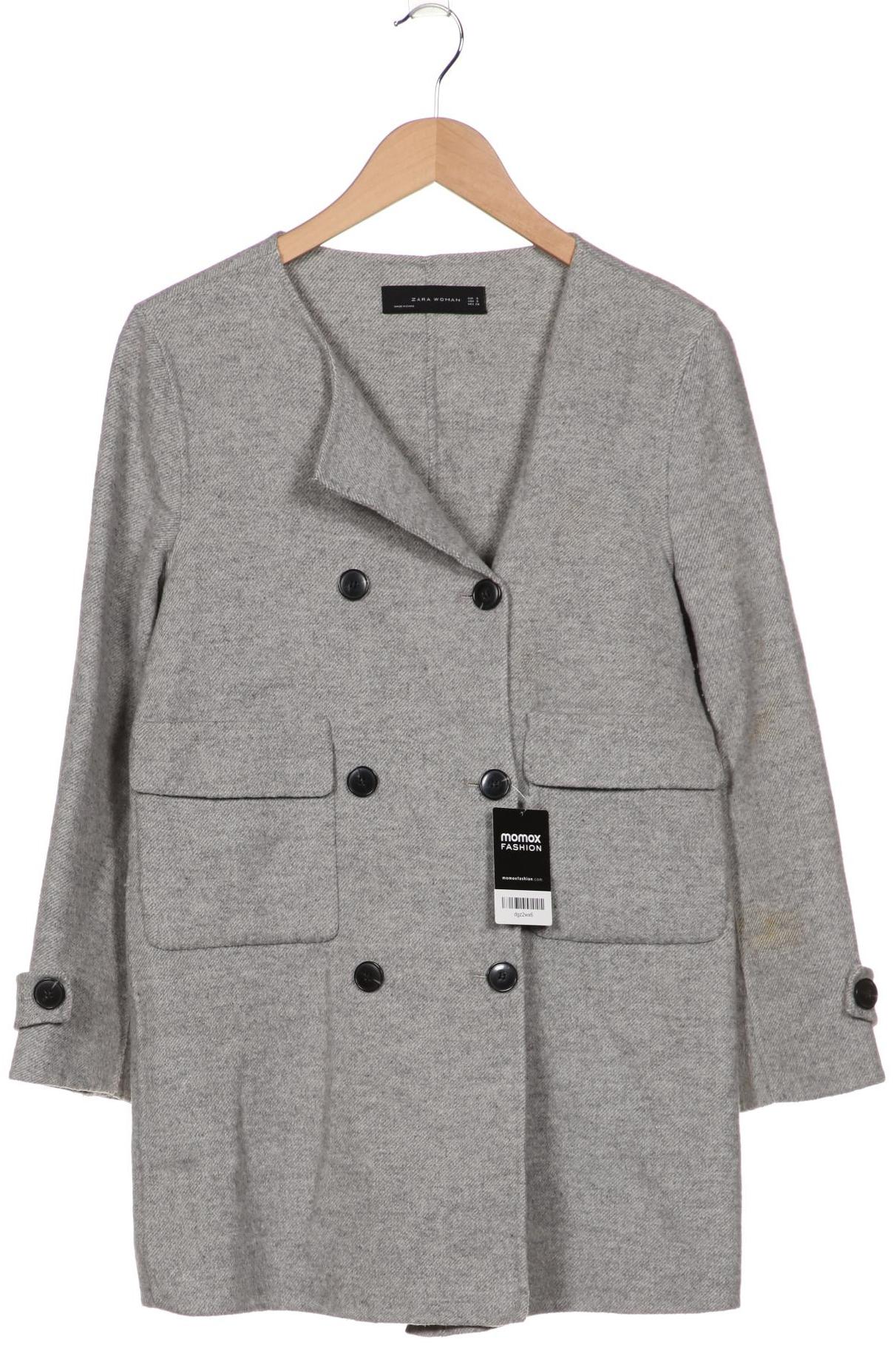 

ZARA Damen Mantel, grau
