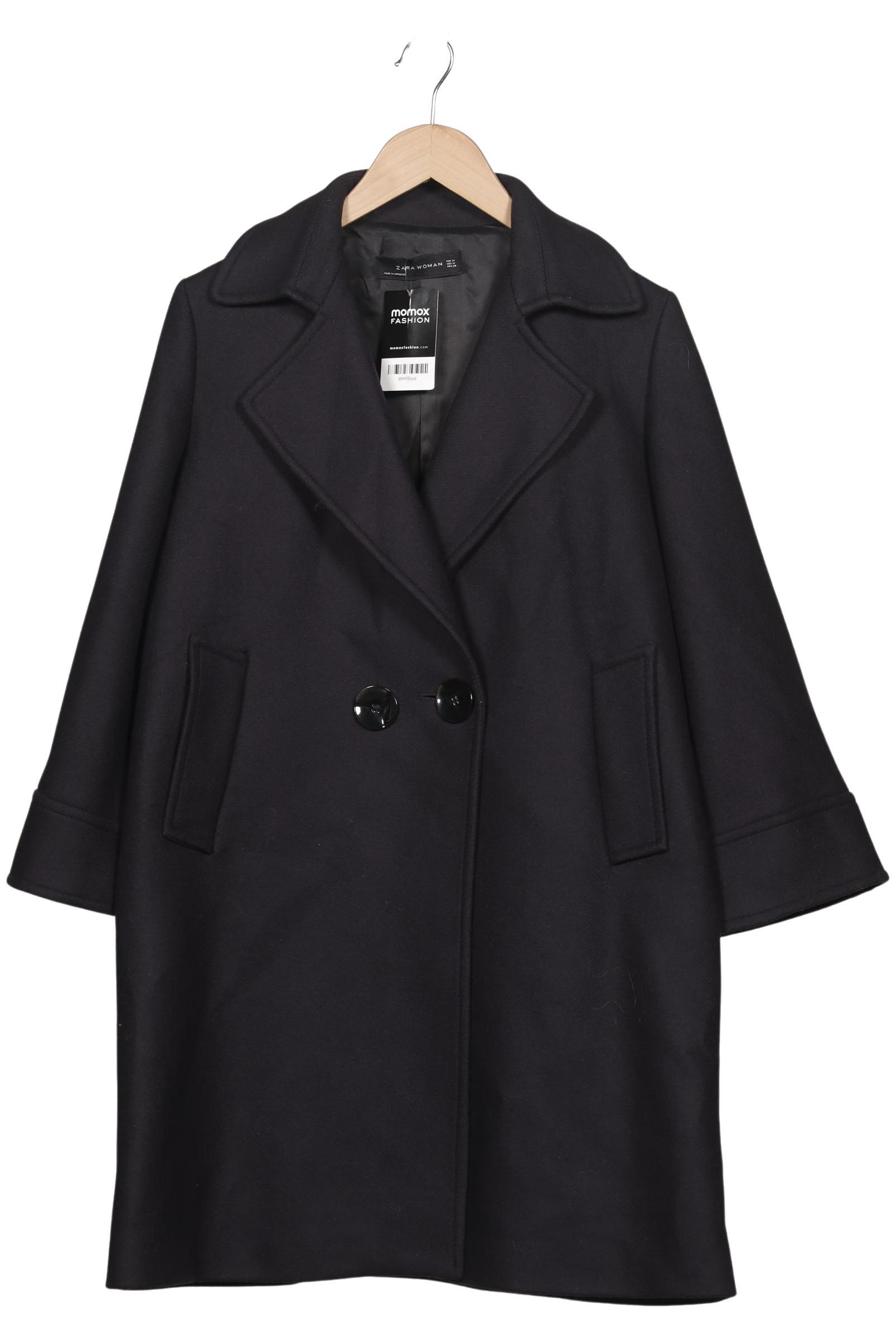 

Zara Damen Mantel, marineblau, Gr. 38