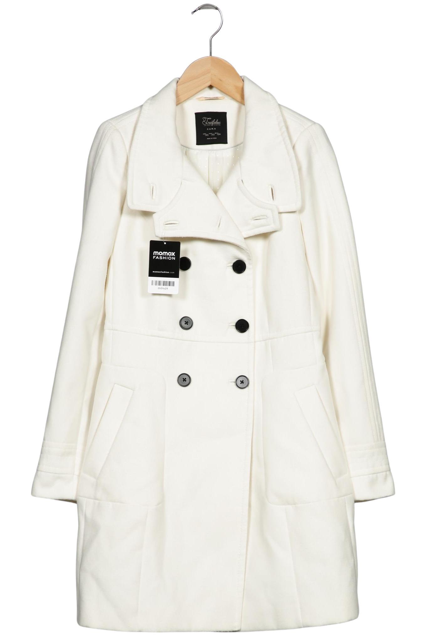 

Zara Damen Mantel, weiß, Gr. 34