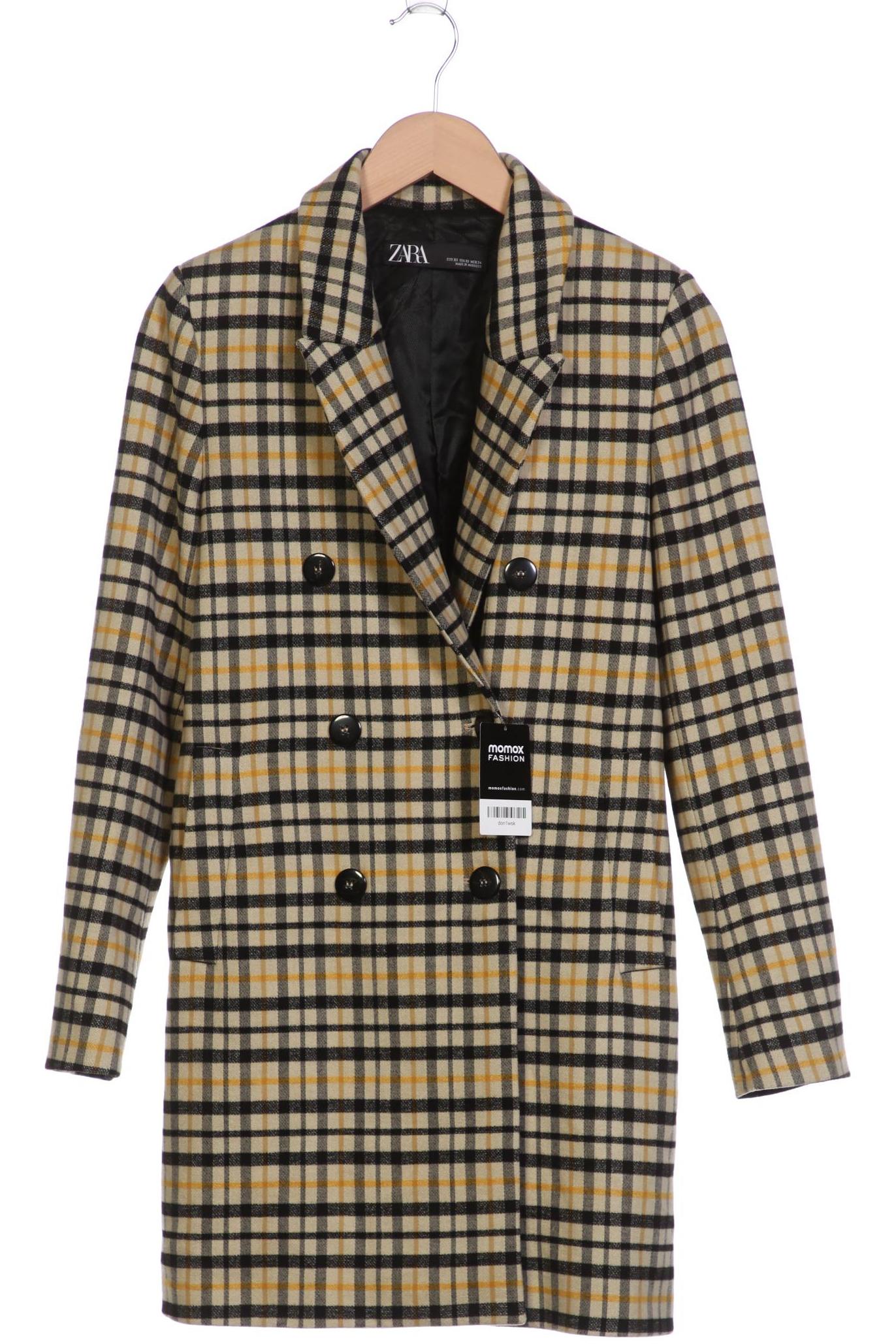 

ZARA Damen Mantel, gelb