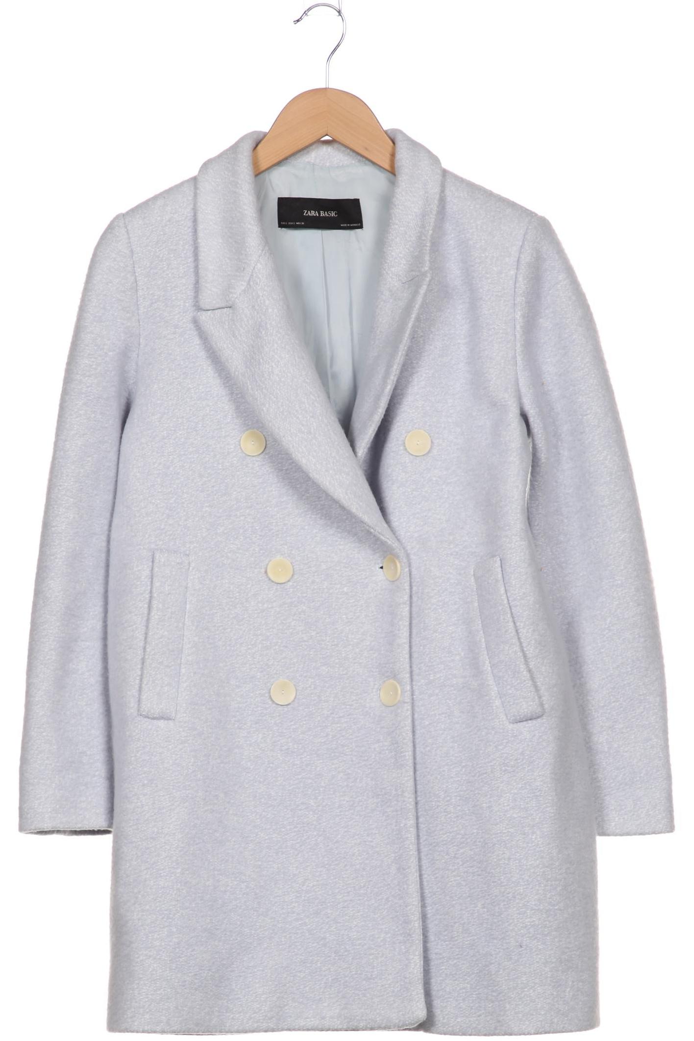 

Zara Damen Mantel, hellblau, Gr. 36