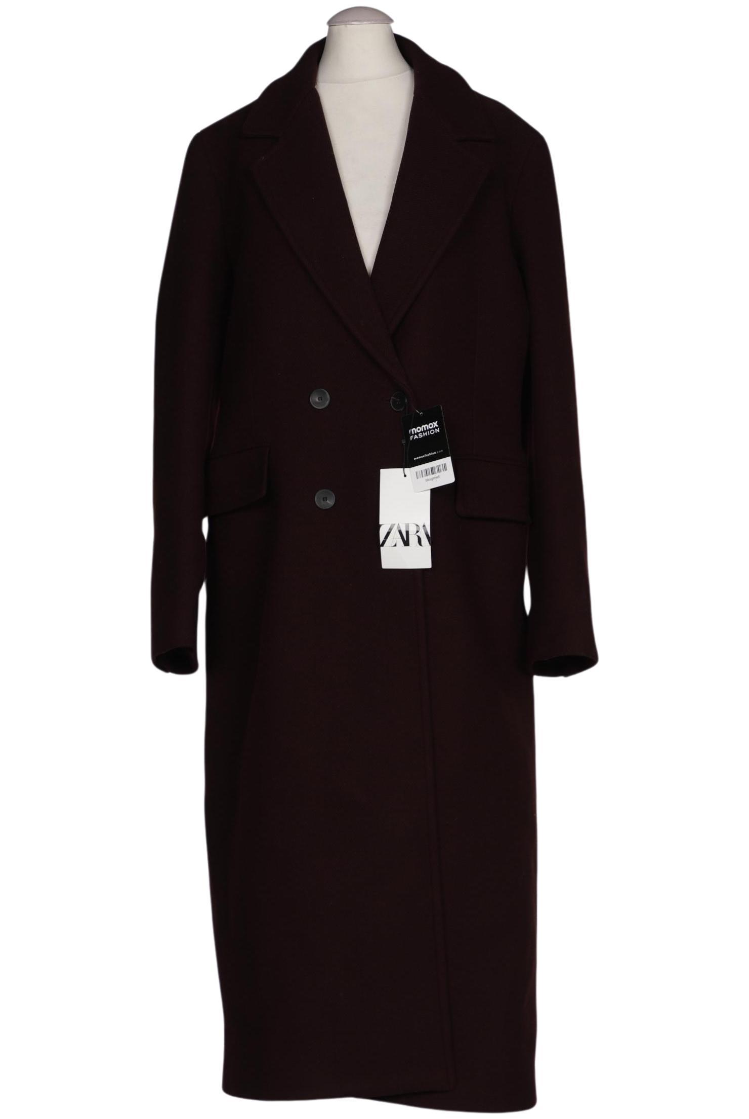 

Zara Damen Mantel, bordeaux, Gr. 38