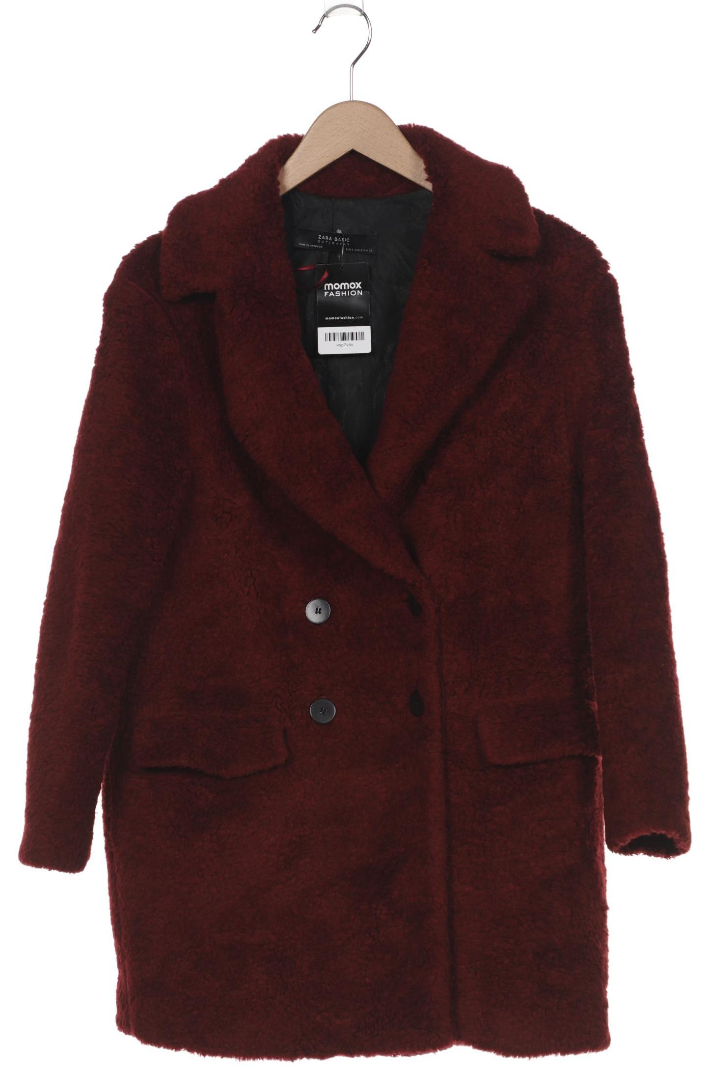 

Zara Damen Mantel, bordeaux, Gr. 36