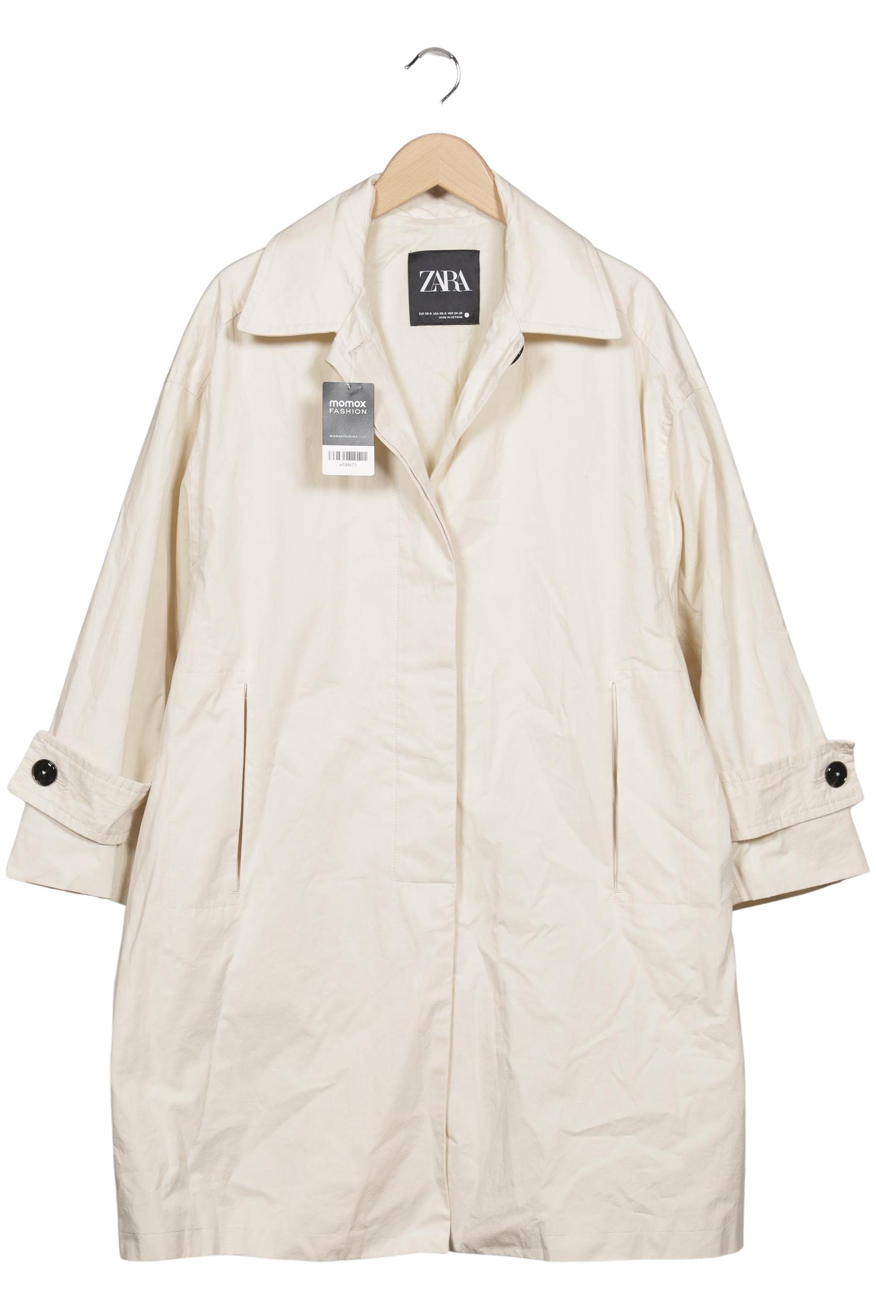 

Zara Damen Mantel, cremeweiß, Gr. 34