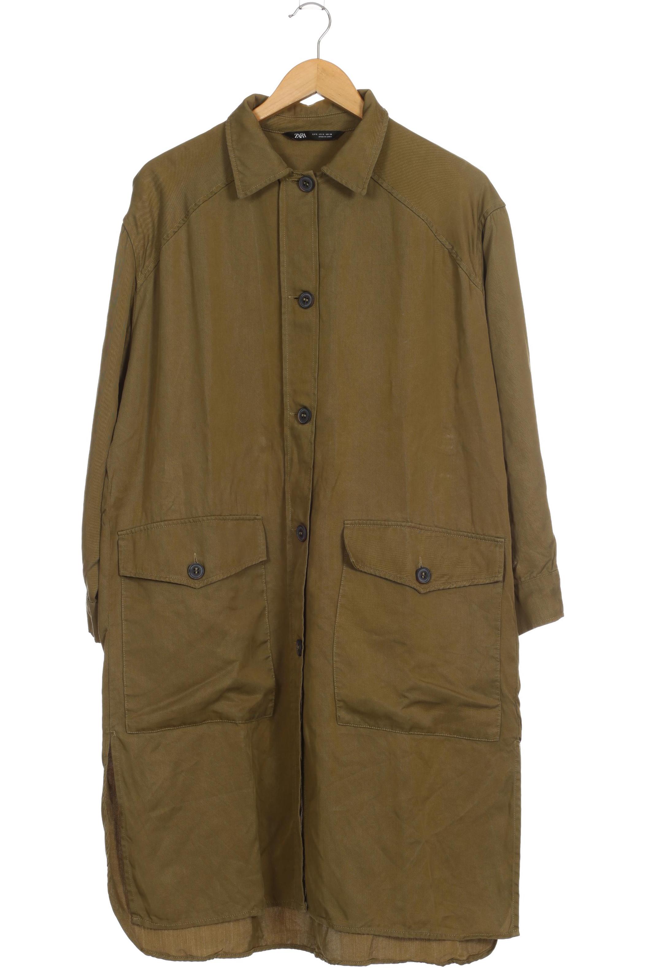 

Zara Damen Mantel, grün, Gr.