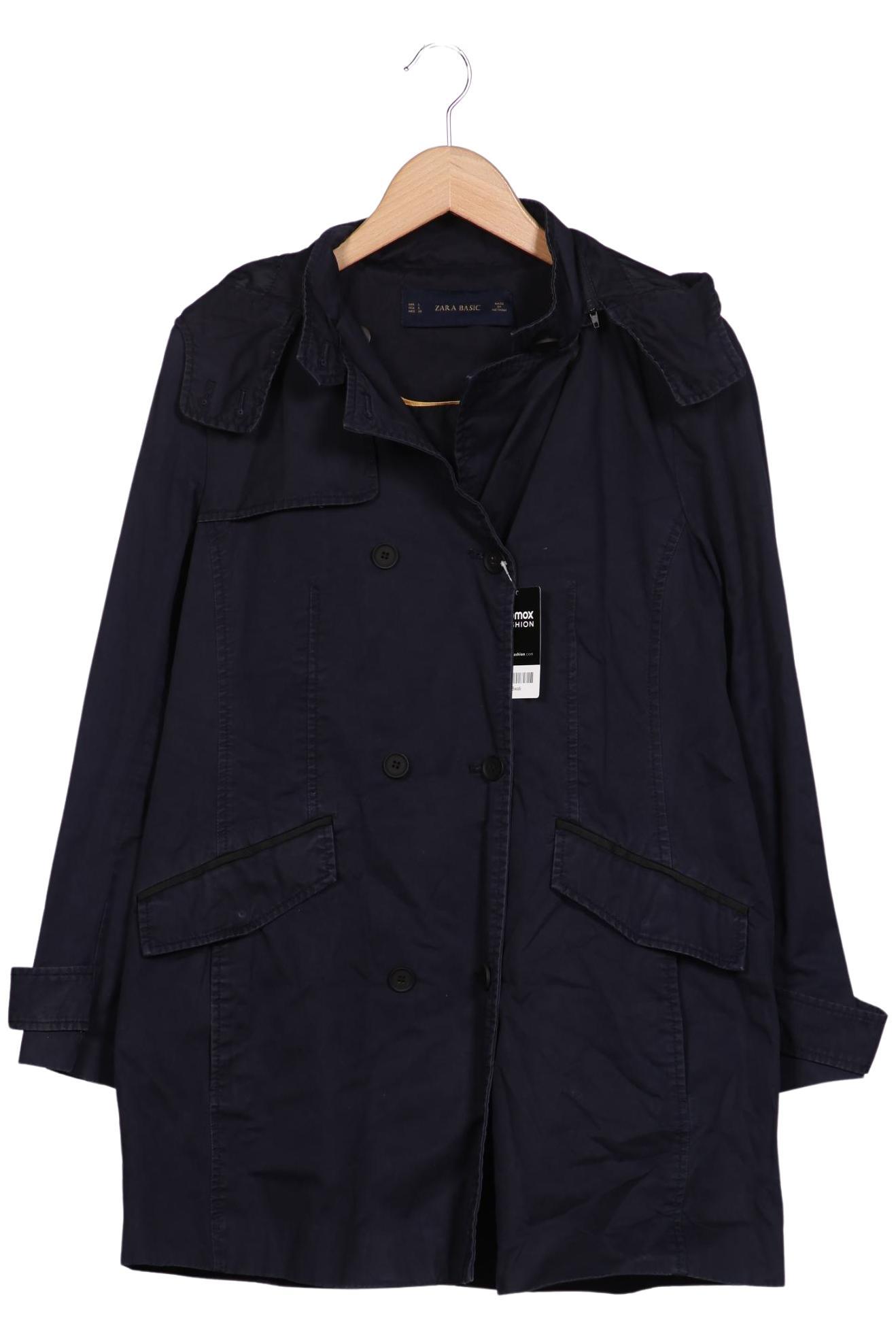 

Zara Damen Mantel, marineblau, Gr. 42