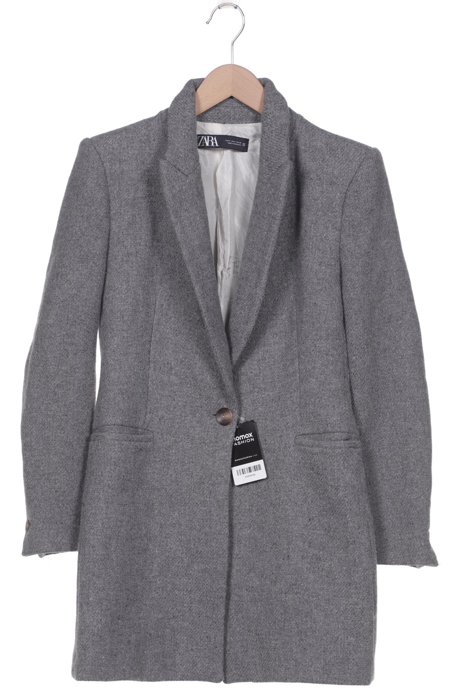 

ZARA Damen Mantel, grau