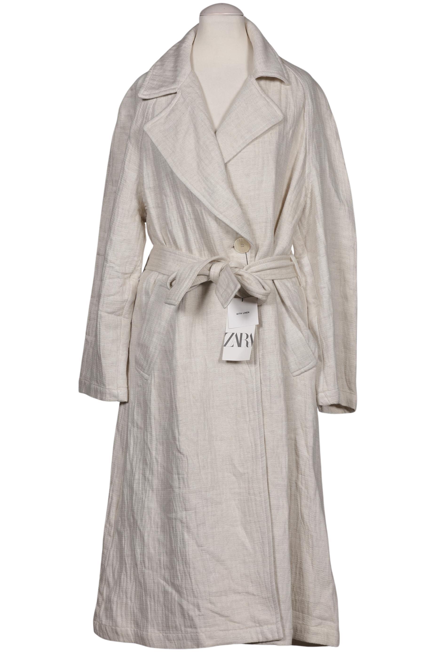 

Zara Damen Mantel, cremeweiß, Gr. 34