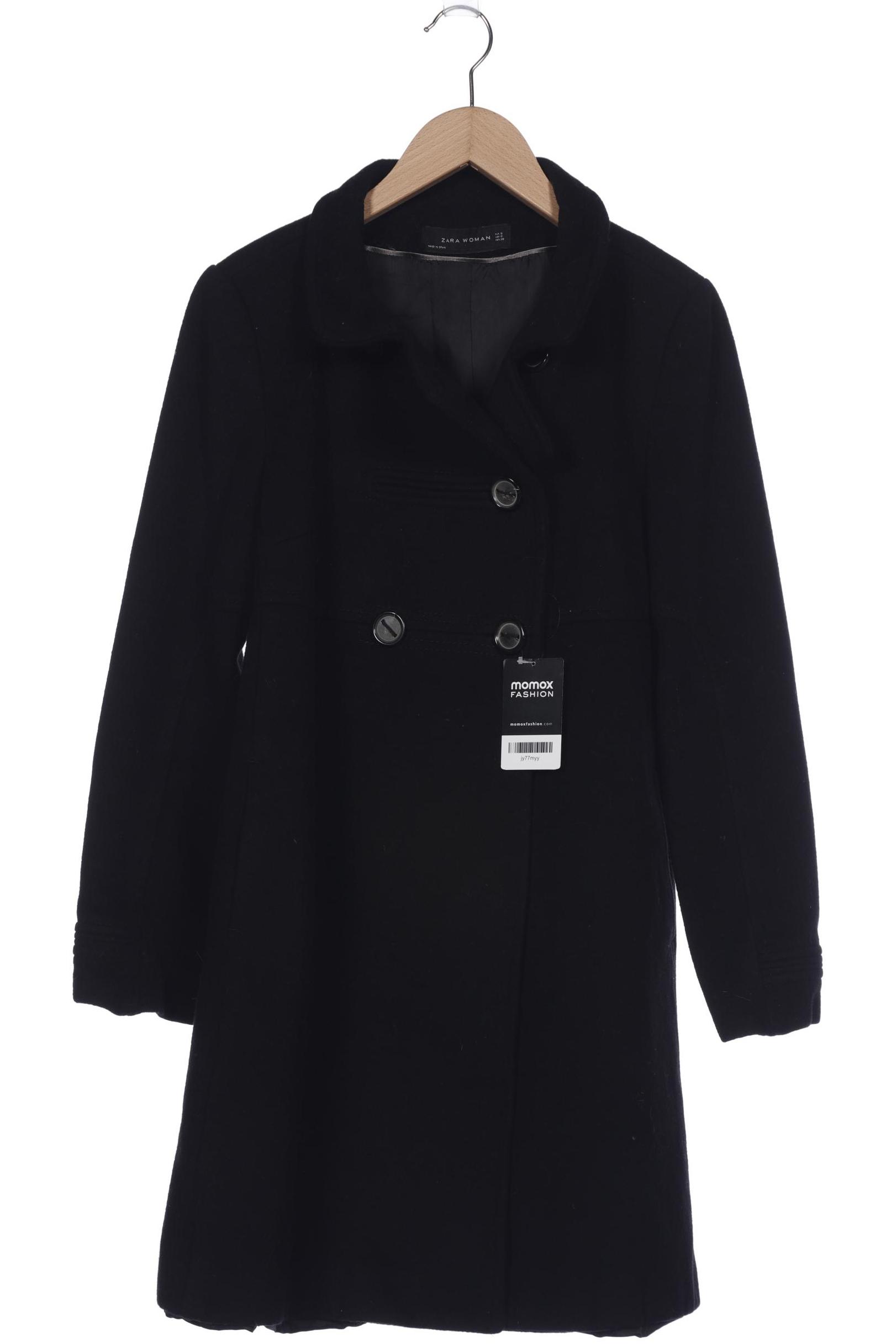 

ZARA Damen Mantel, schwarz