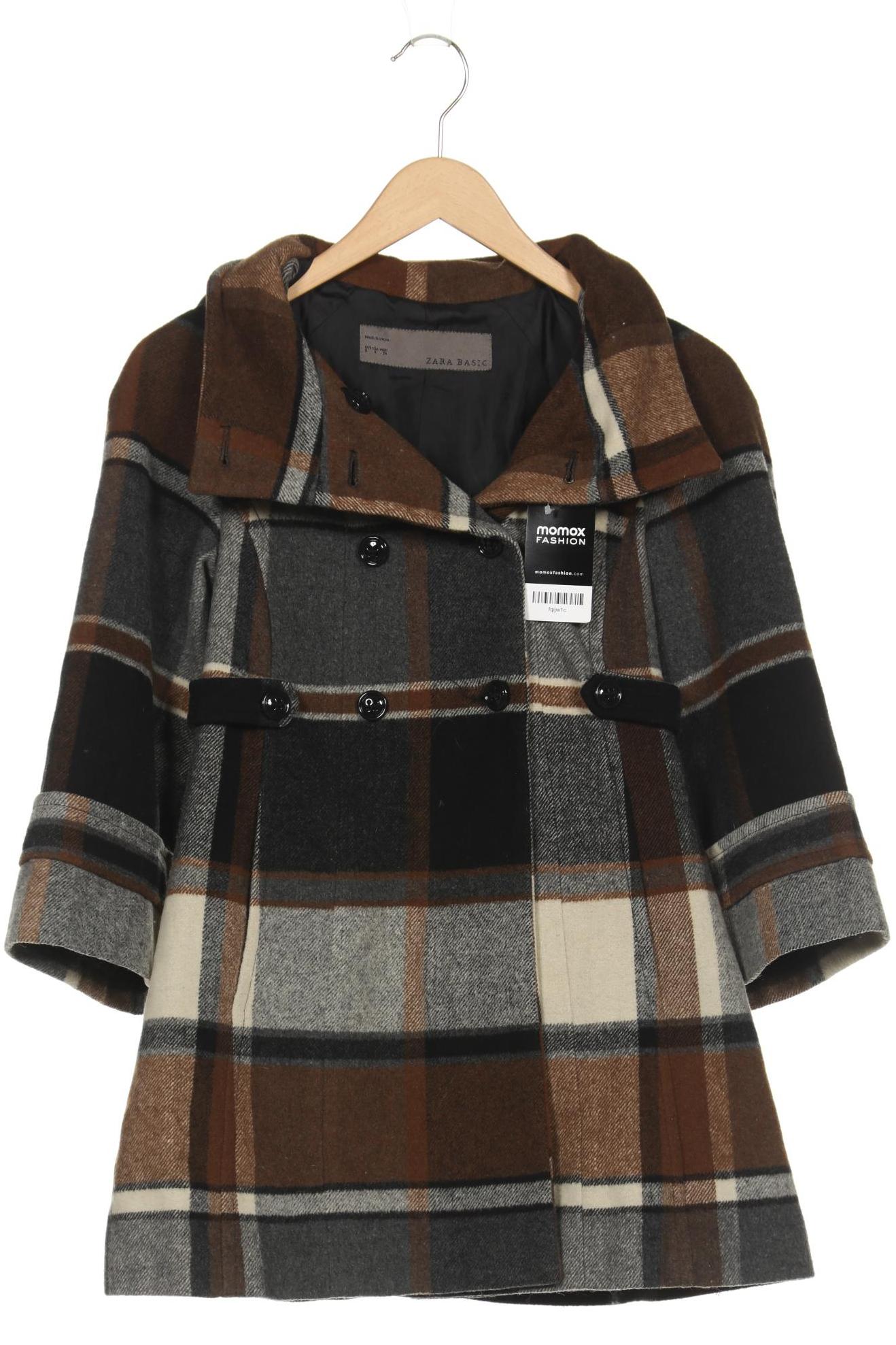 

ZARA Damen Mantel, grau