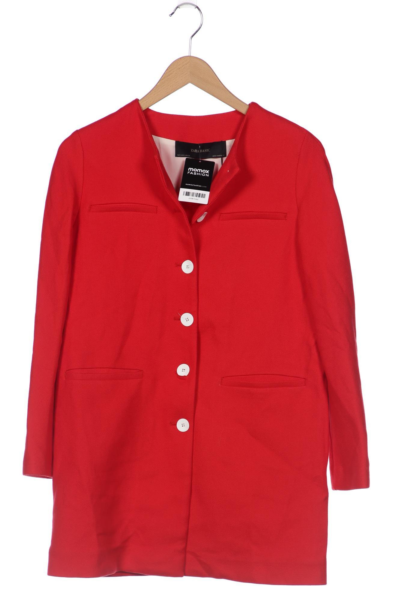 

ZARA Damen Mantel, rot