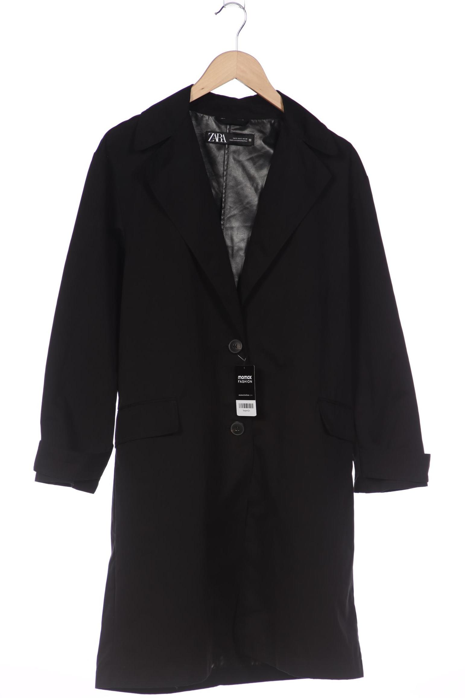 

ZARA Damen Mantel, schwarz
