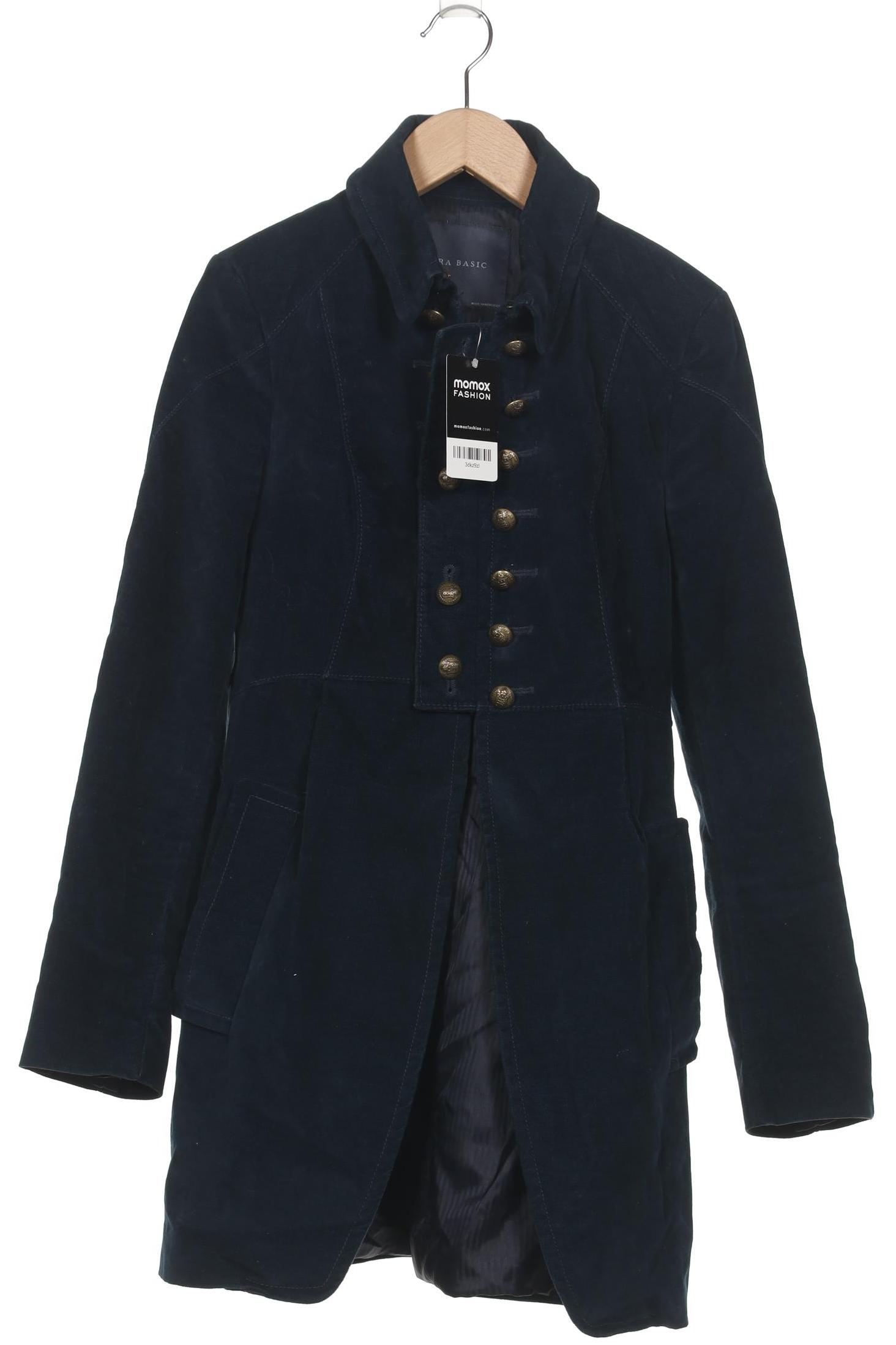 

Zara Damen Mantel, marineblau, Gr. 38