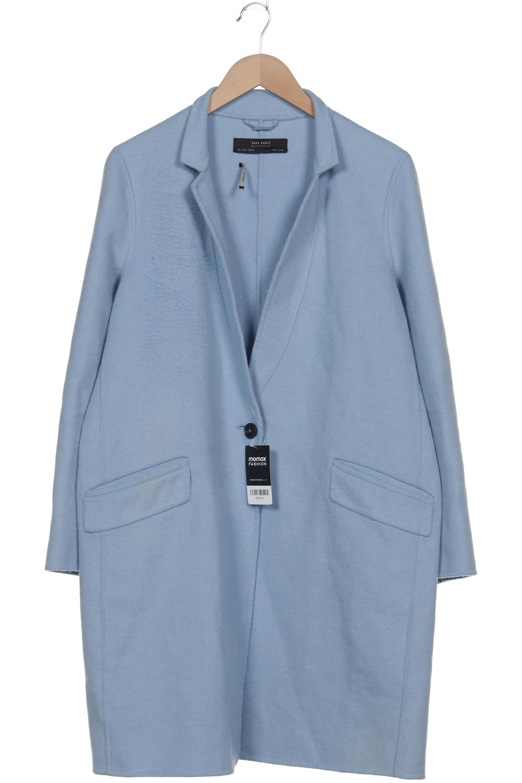 

Zara Damen Mantel, hellblau, Gr. 42