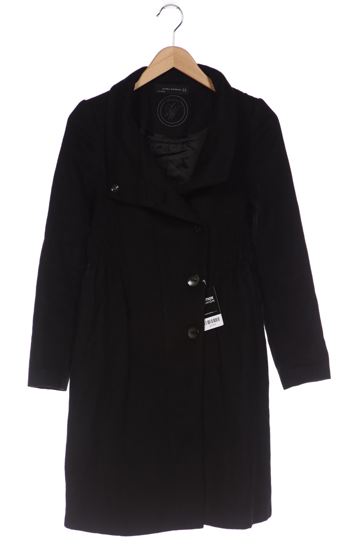 

ZARA Damen Mantel, schwarz