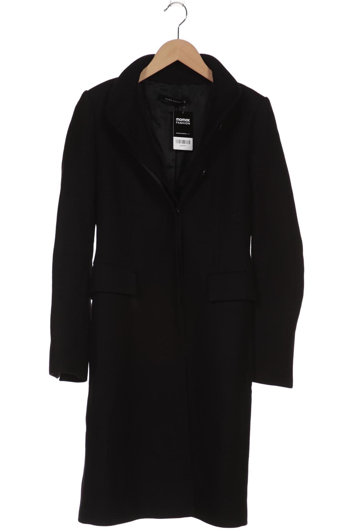 

ZARA Damen Mantel, schwarz