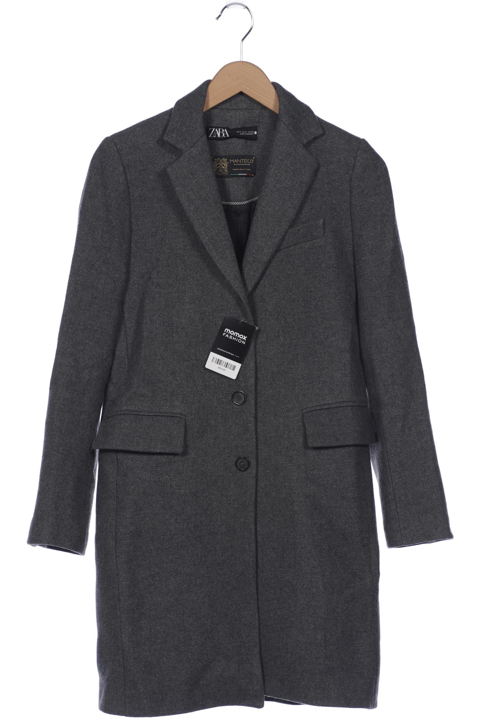 

ZARA Damen Mantel, grau